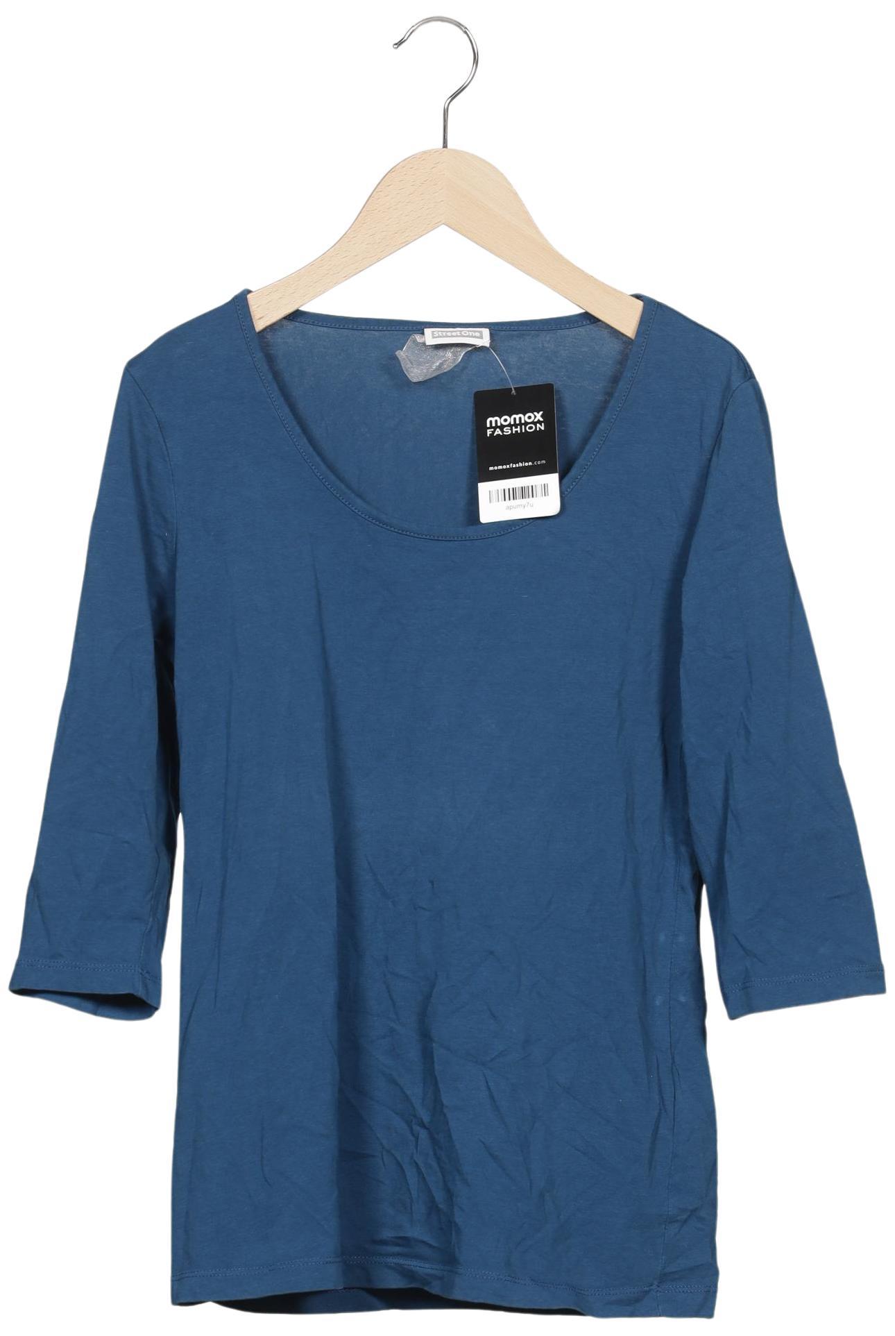 

Street One Damen Langarmshirt, blau, Gr. 40