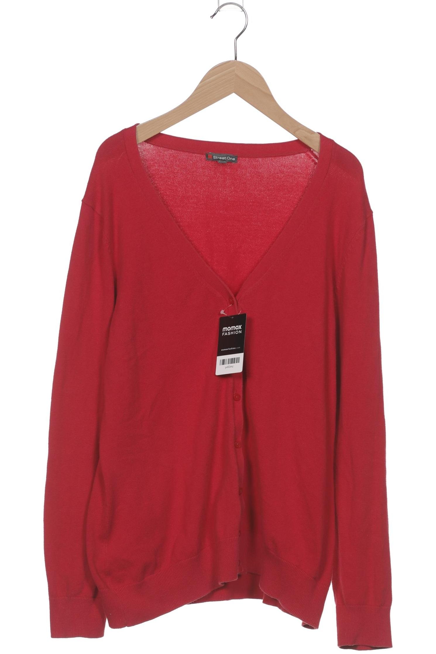 

Street One Damen Strickjacke, rot, Gr. 44