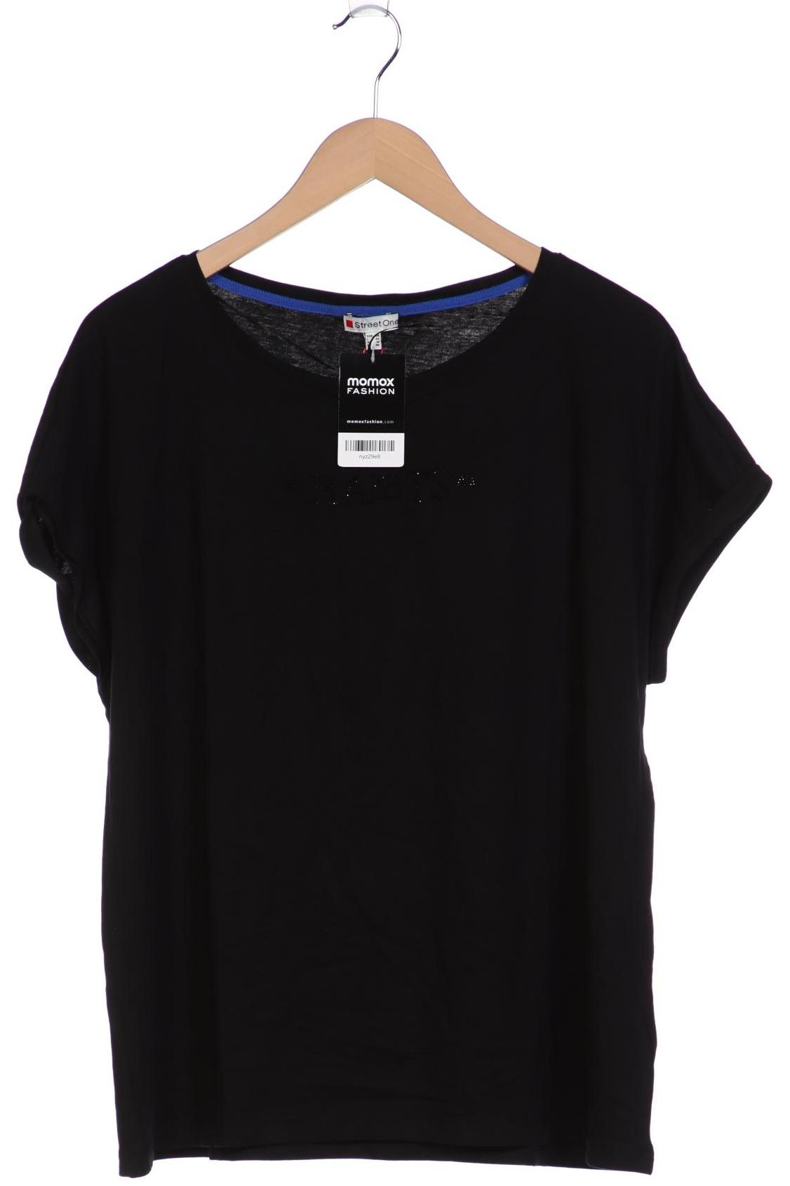 

Street One Damen T-Shirt, schwarz, Gr. 44