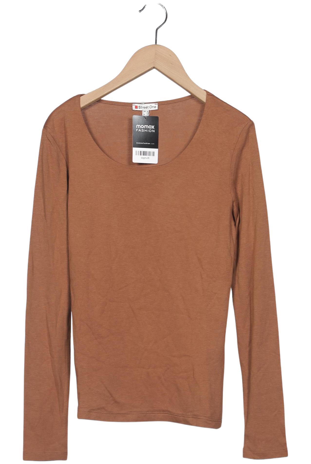 

Street One Damen Langarmshirt, braun, Gr. 36