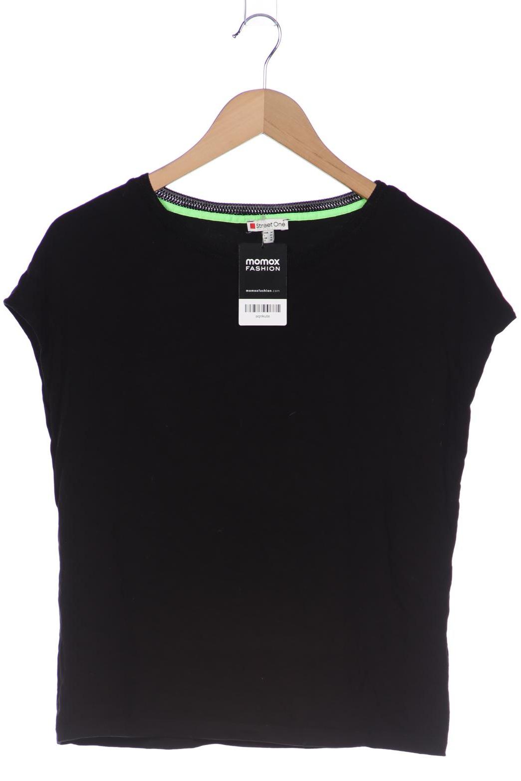 

Street One Damen T-Shirt, schwarz, Gr. 36