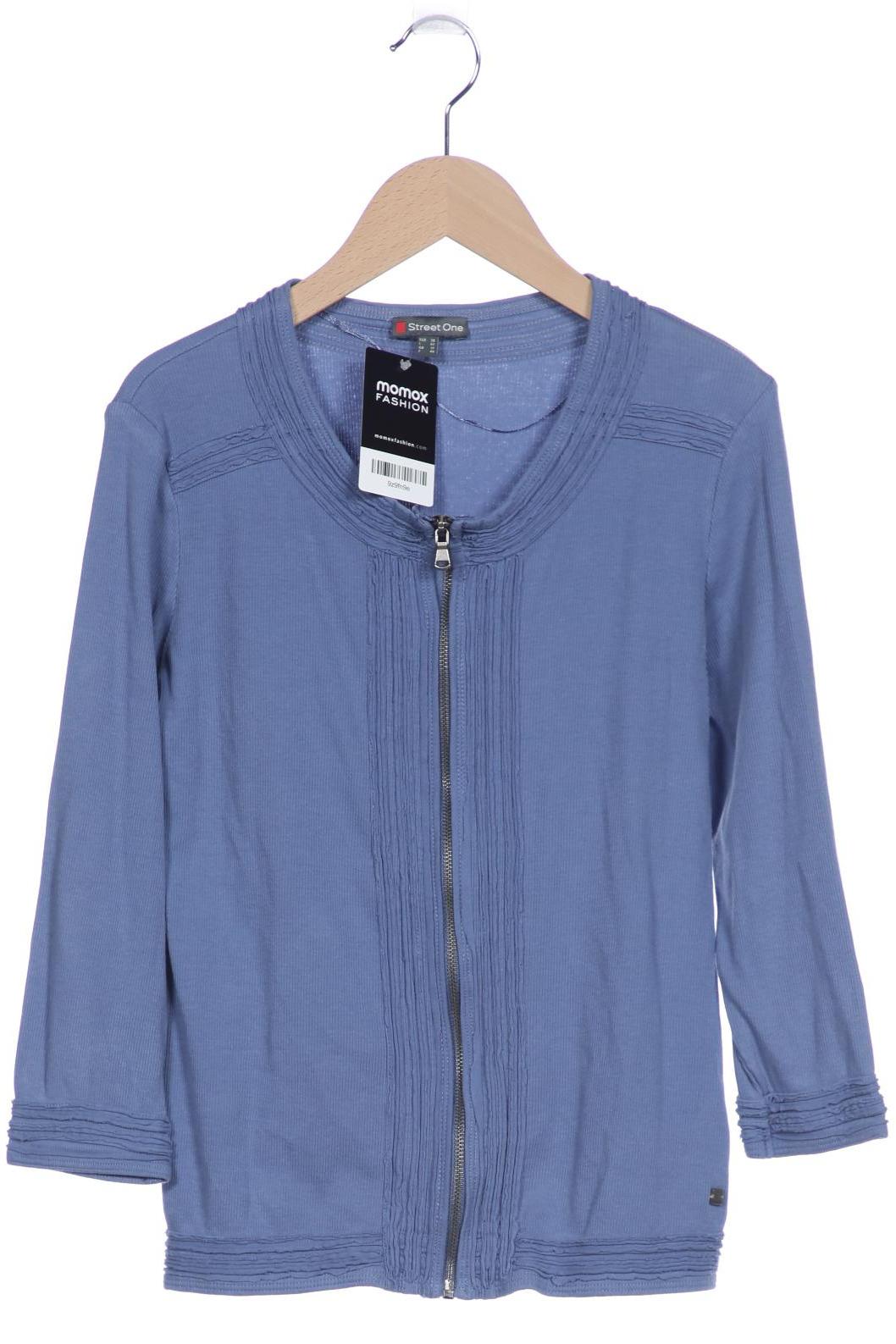 

Street One Damen Strickjacke, blau, Gr. 38