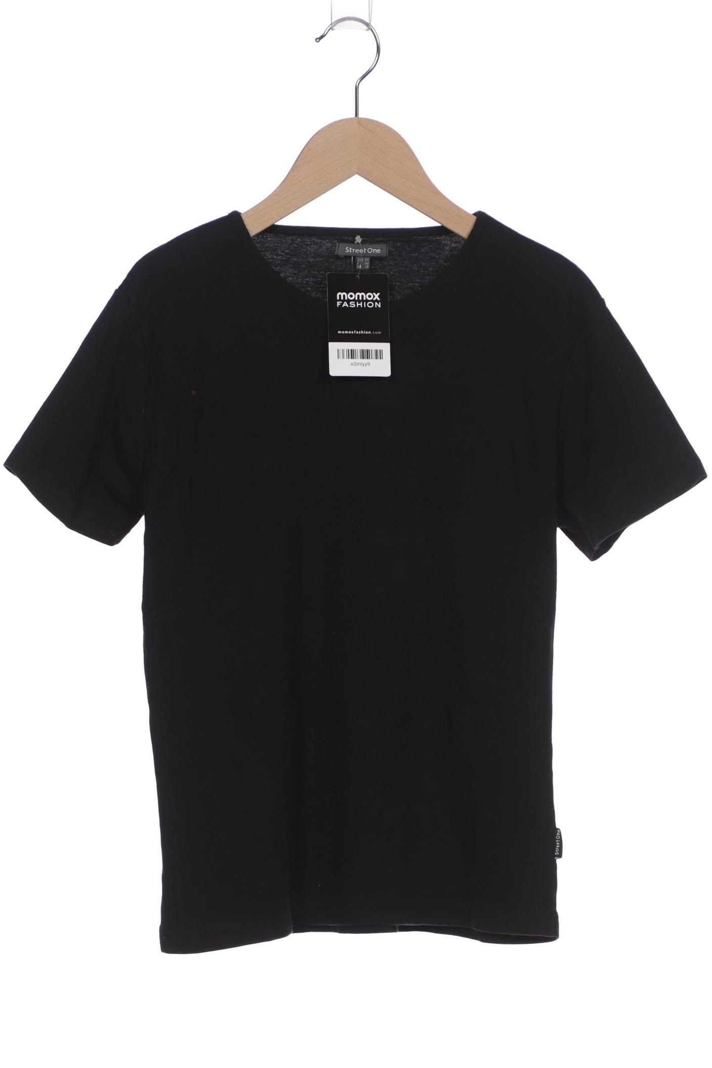 

Street One Damen T-Shirt, schwarz, Gr. 44