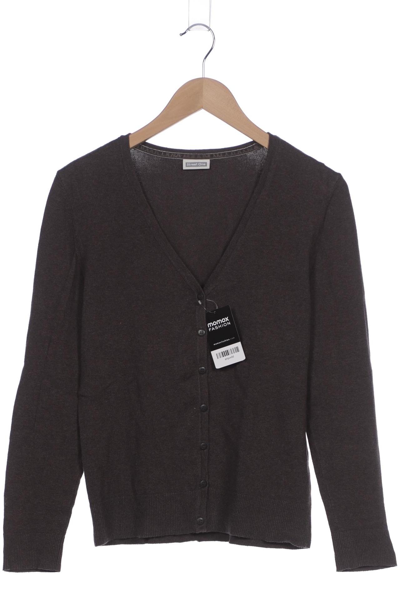

Street One Damen Strickjacke, braun, Gr. 42