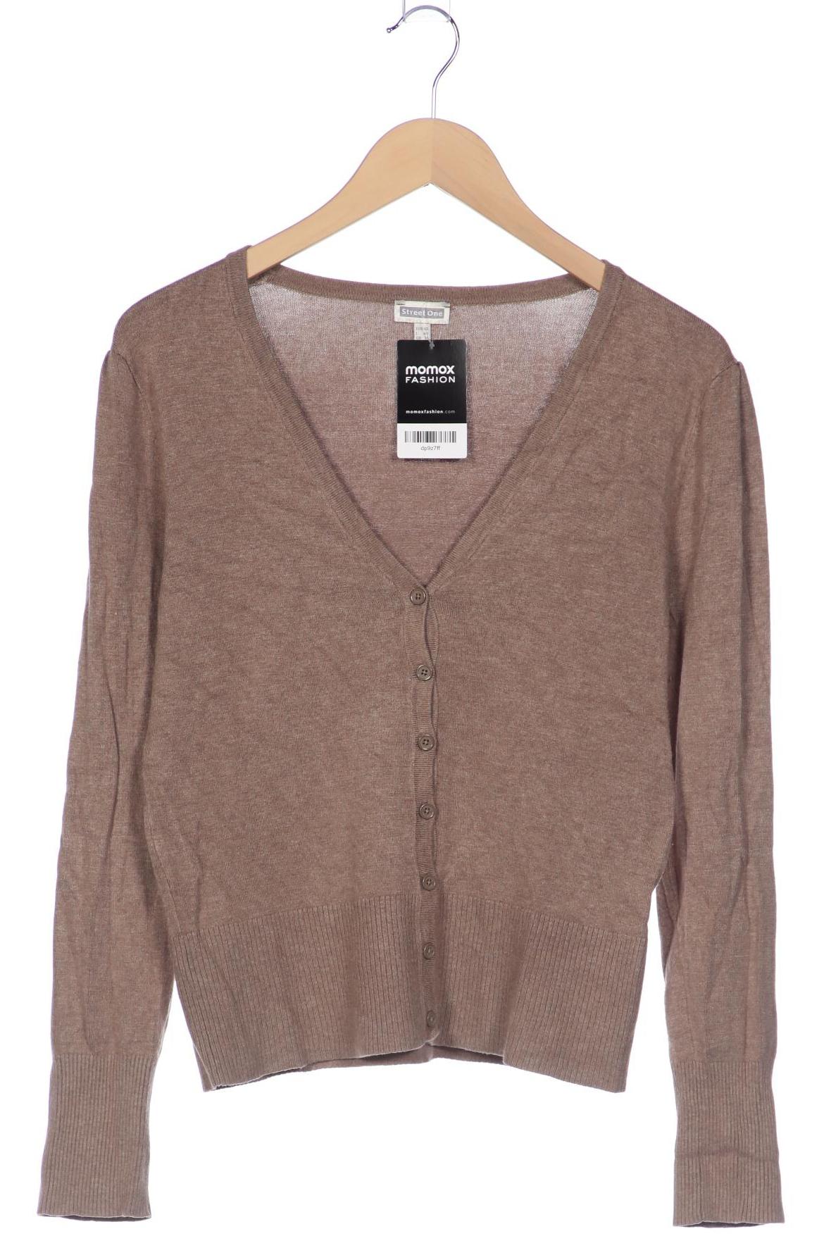 

Street One Damen Strickjacke, braun, Gr. 40