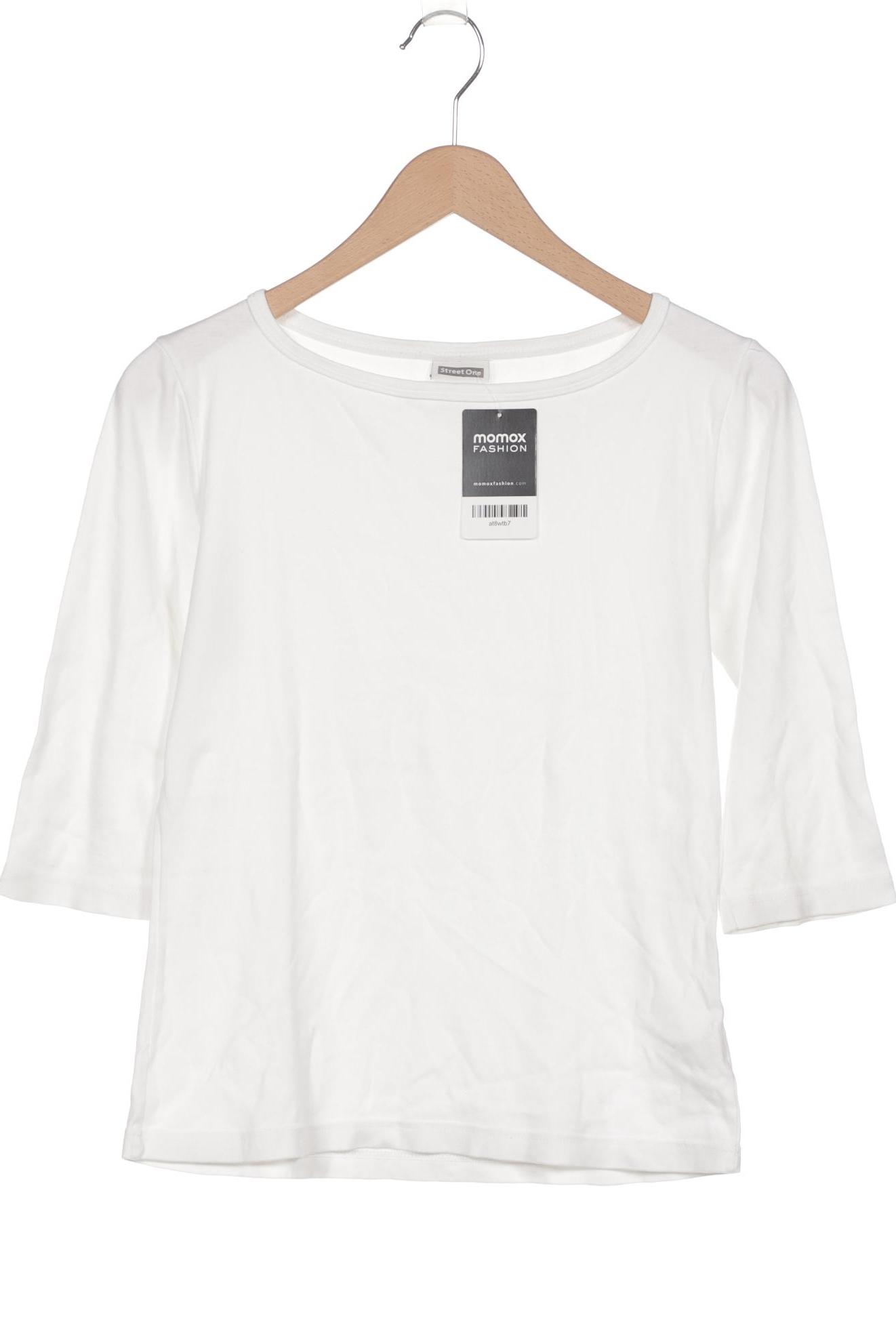 

Street One Damen Langarmshirt, weiß, Gr. 40