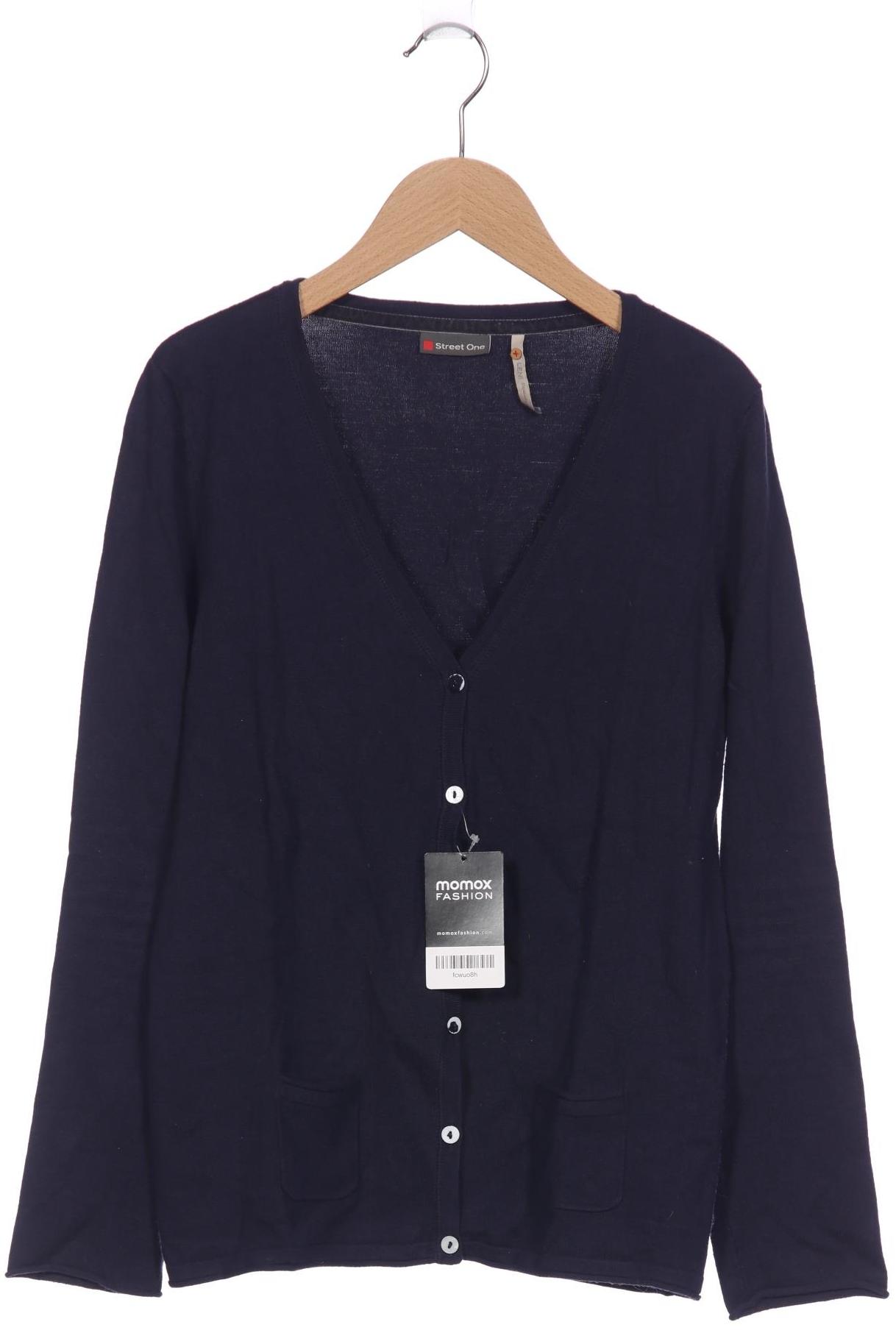

Street One Damen Strickjacke, marineblau, Gr. 40