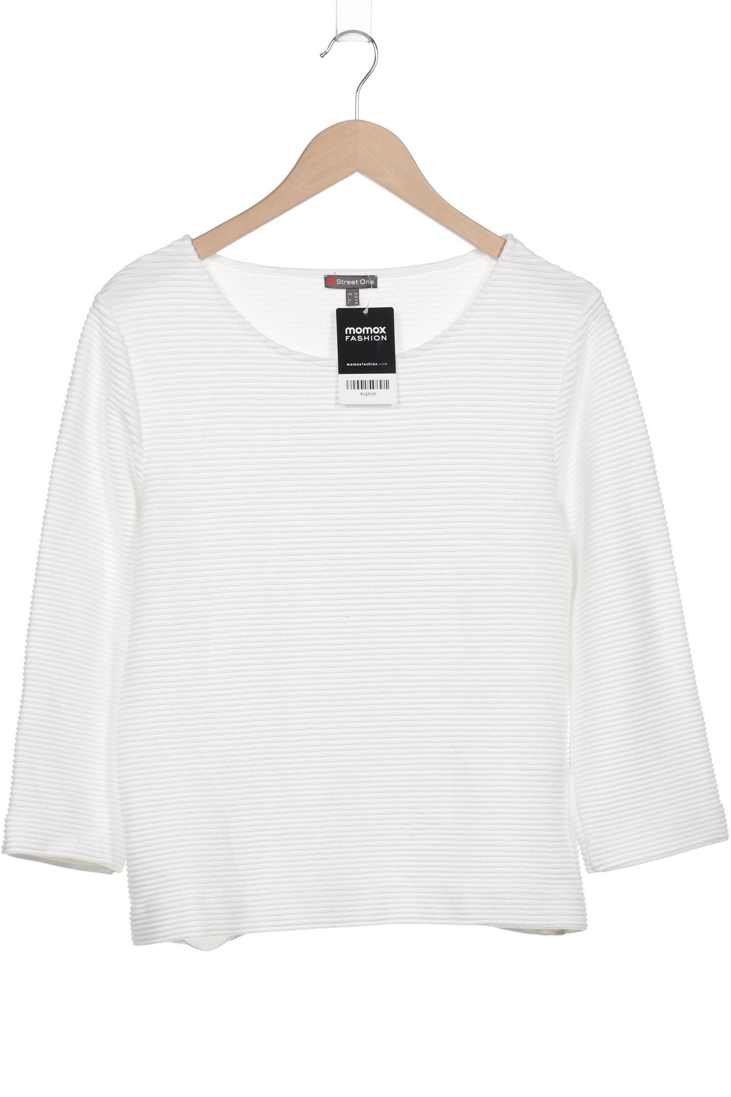 

Street One Damen Pullover, weiß, Gr. 36