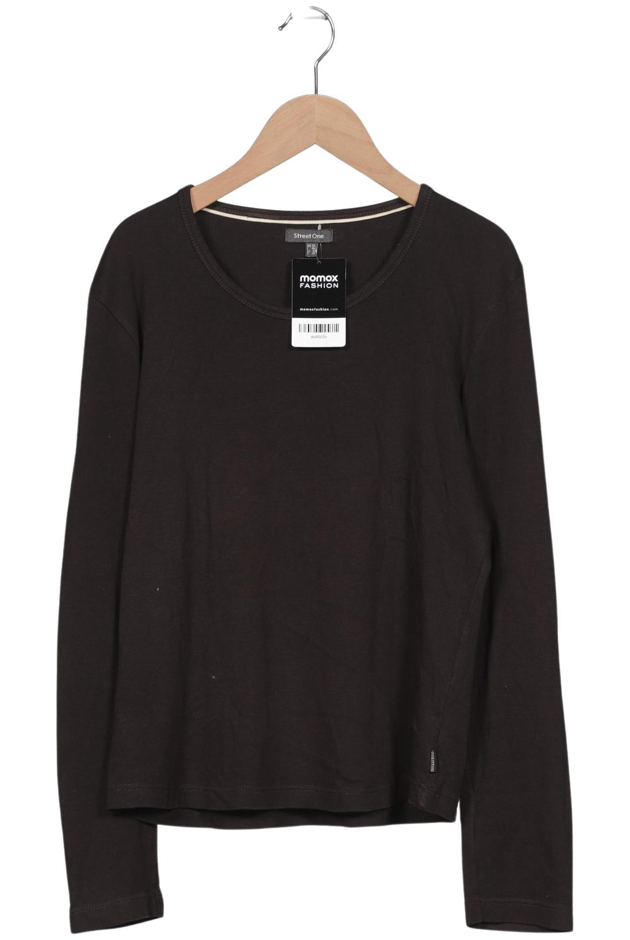 

Street One Damen Langarmshirt, braun, Gr. 42