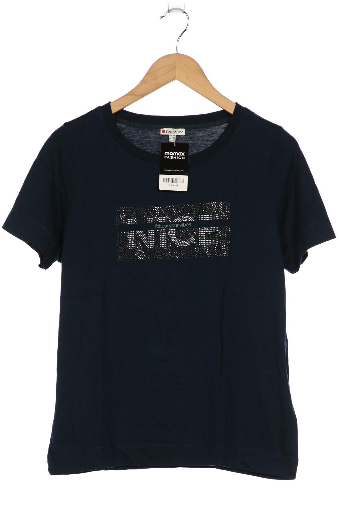

Street One Damen T-Shirt, marineblau, Gr. 40