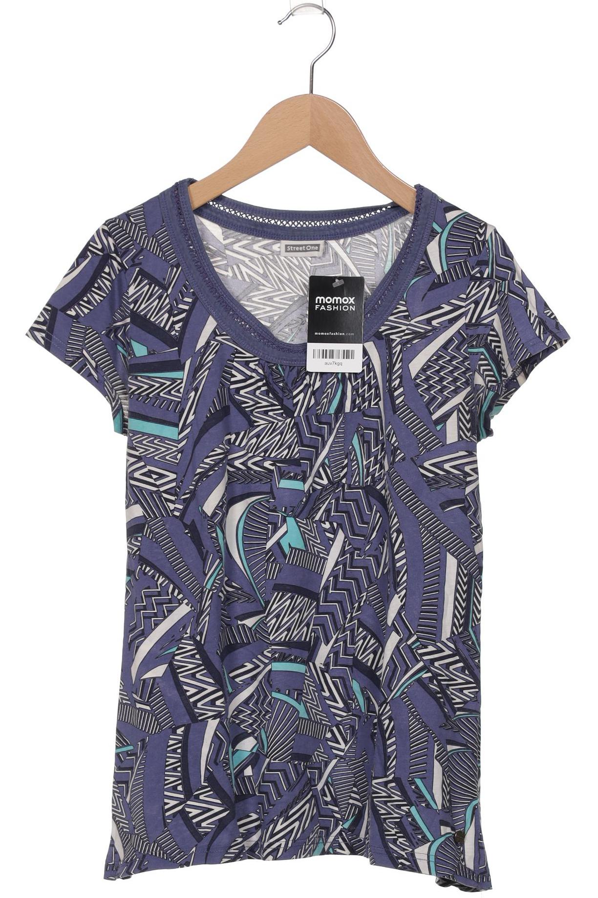 

Street One Damen T-Shirt, blau, Gr. 40