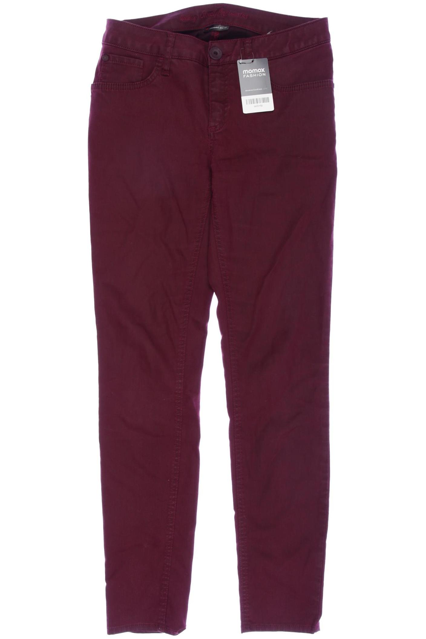 

Street One Damen Jeans, bordeaux, Gr. 27