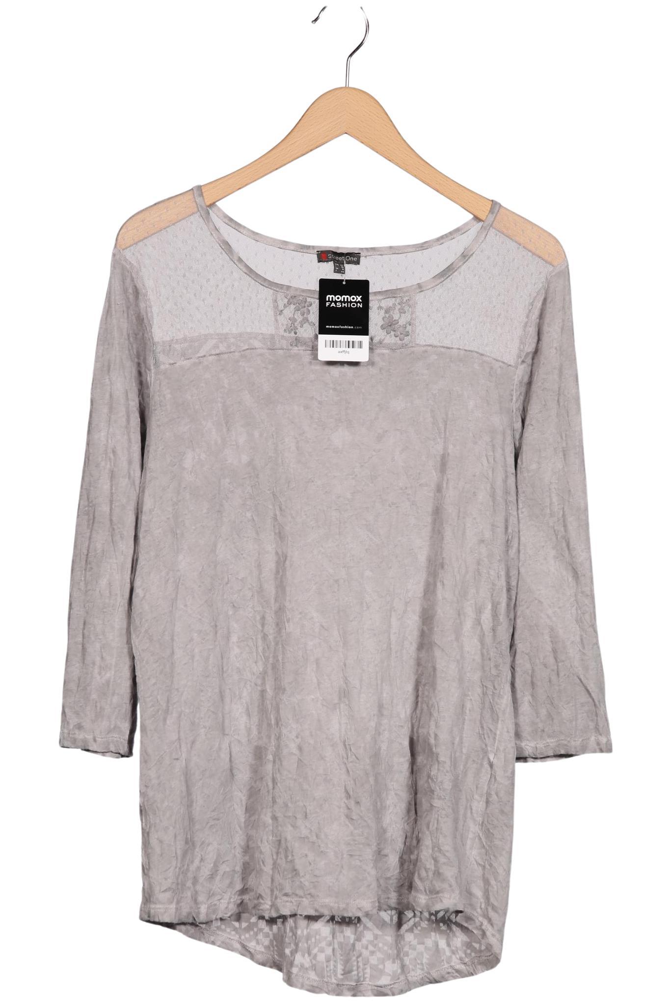 

Street One Damen Langarmshirt, grau, Gr. 42