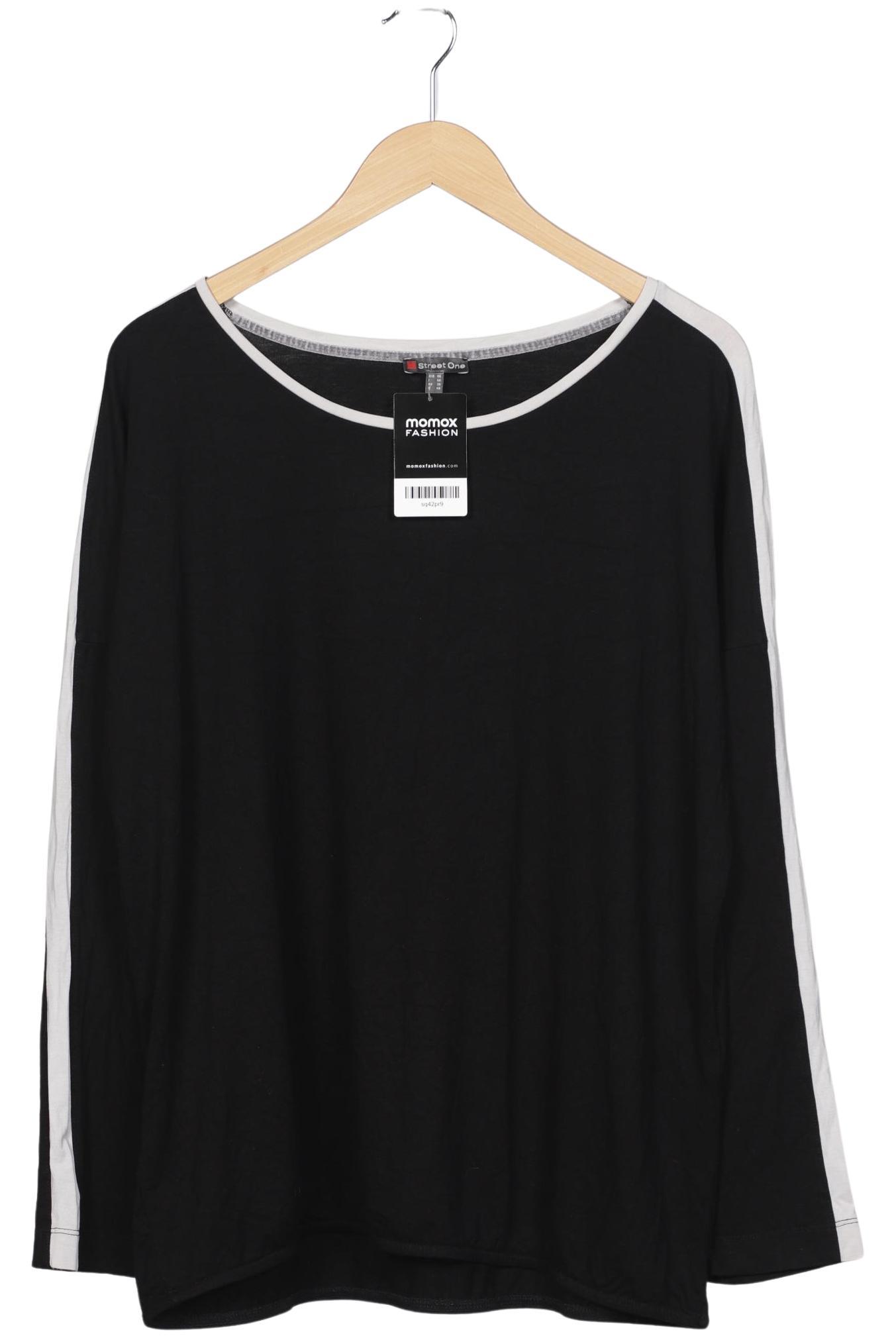 

Street One Damen Langarmshirt, schwarz, Gr. 46