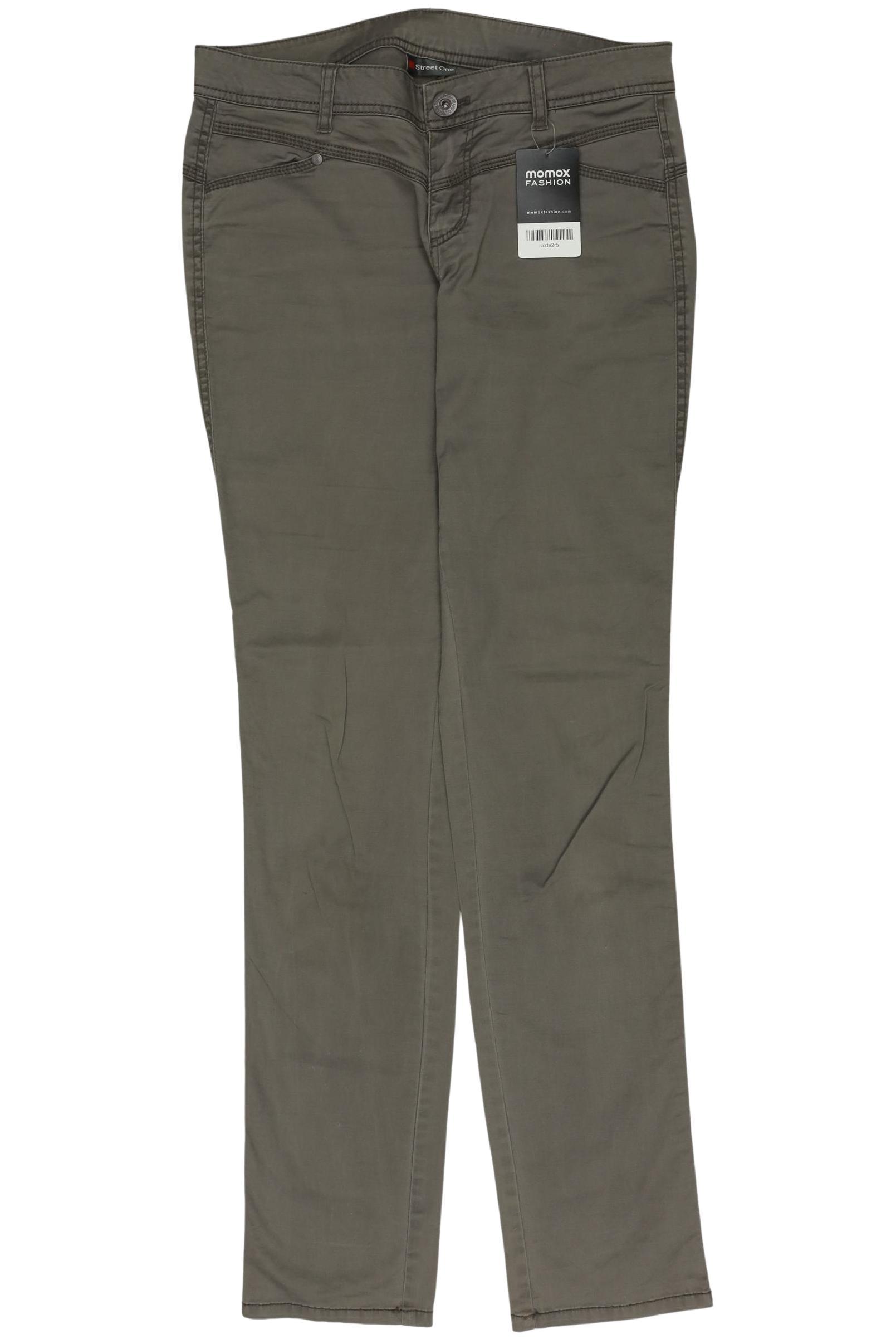 

Street One Damen Stoffhose, grün, Gr. 36