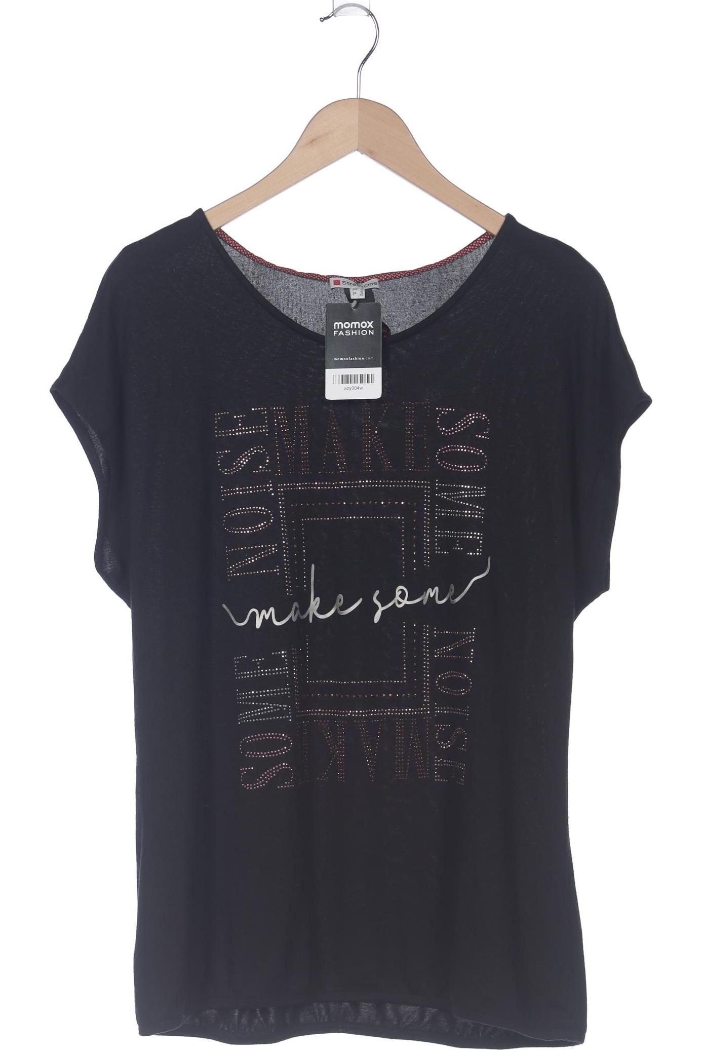 

Street One Damen T-Shirt, schwarz, Gr. 42