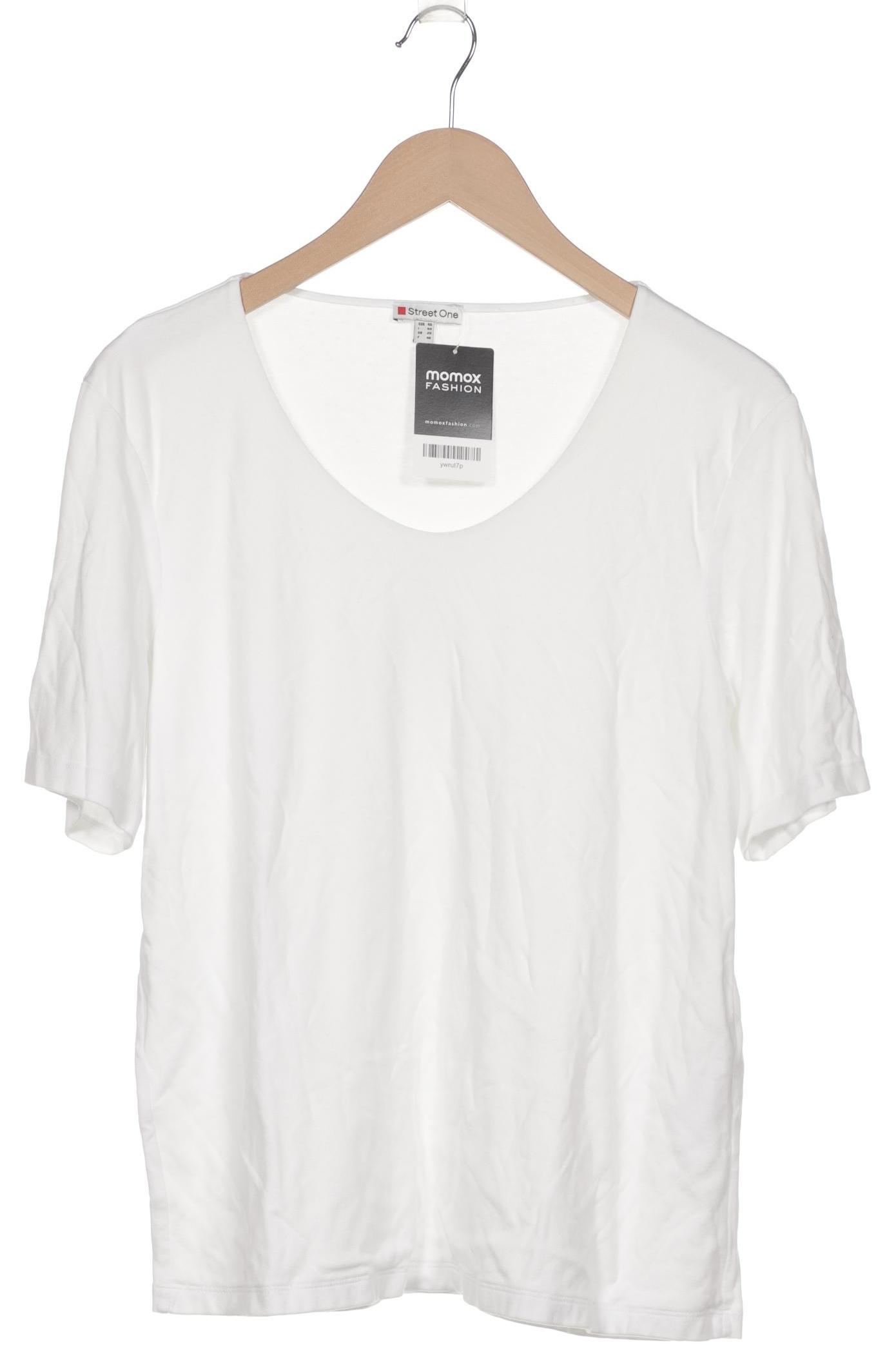 

Street One Damen T-Shirt, weiß, Gr. 46