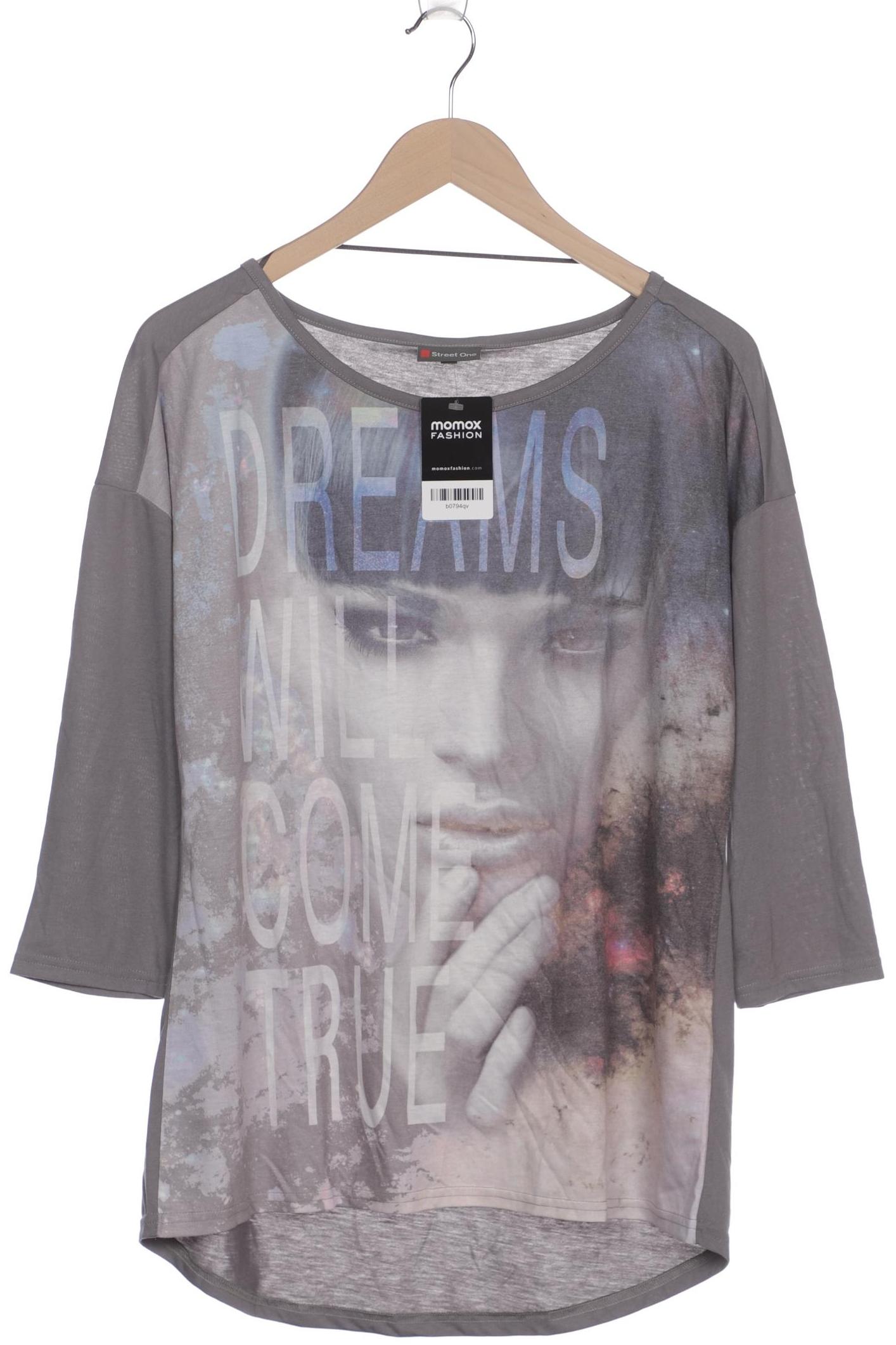 

Street One Damen Langarmshirt, grau, Gr. 40