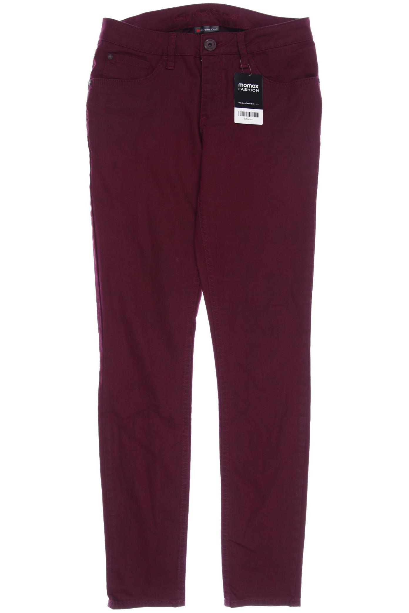

Street One Damen Jeans, bordeaux, Gr. 38