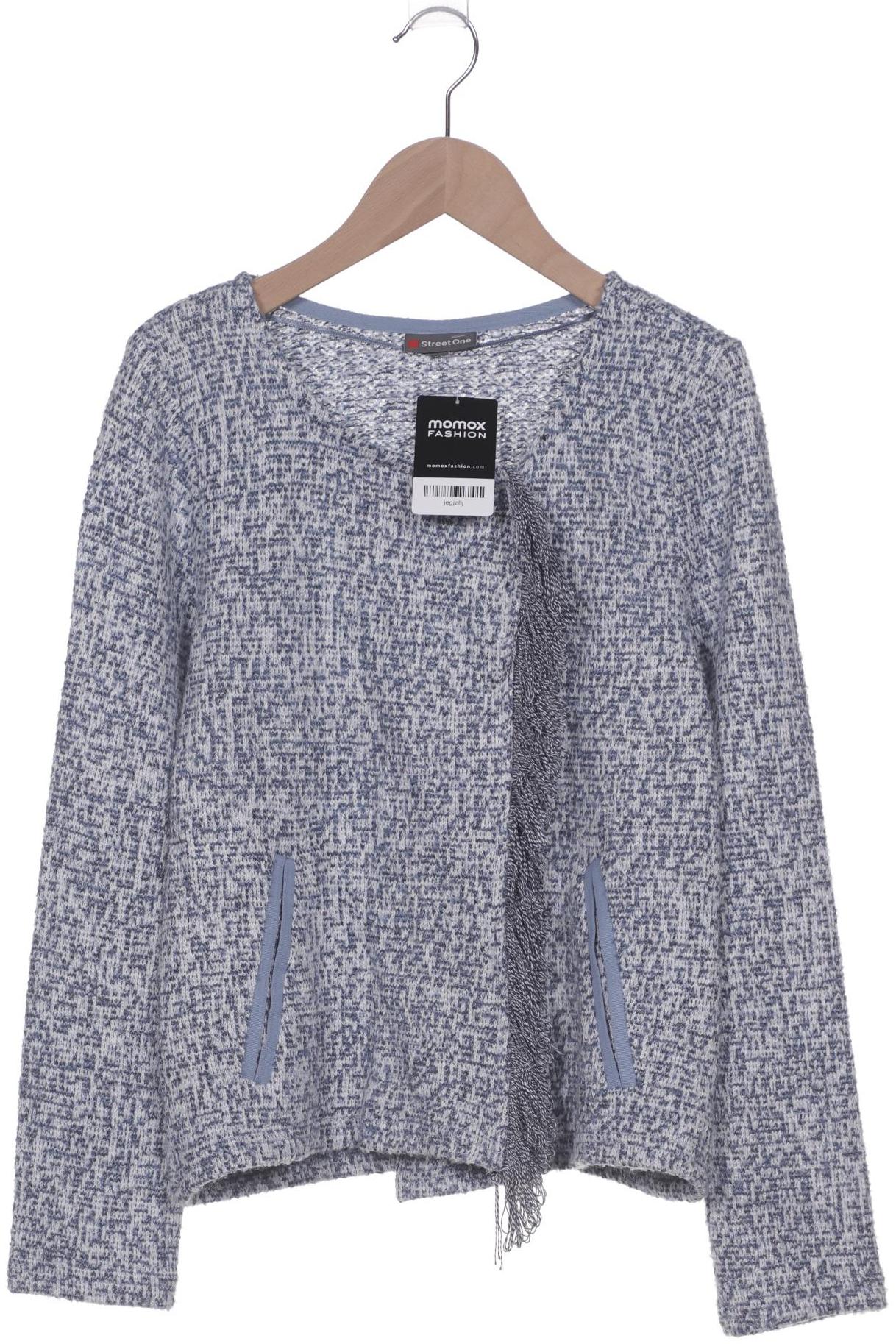 

Street One Damen Strickjacke, blau, Gr. 36