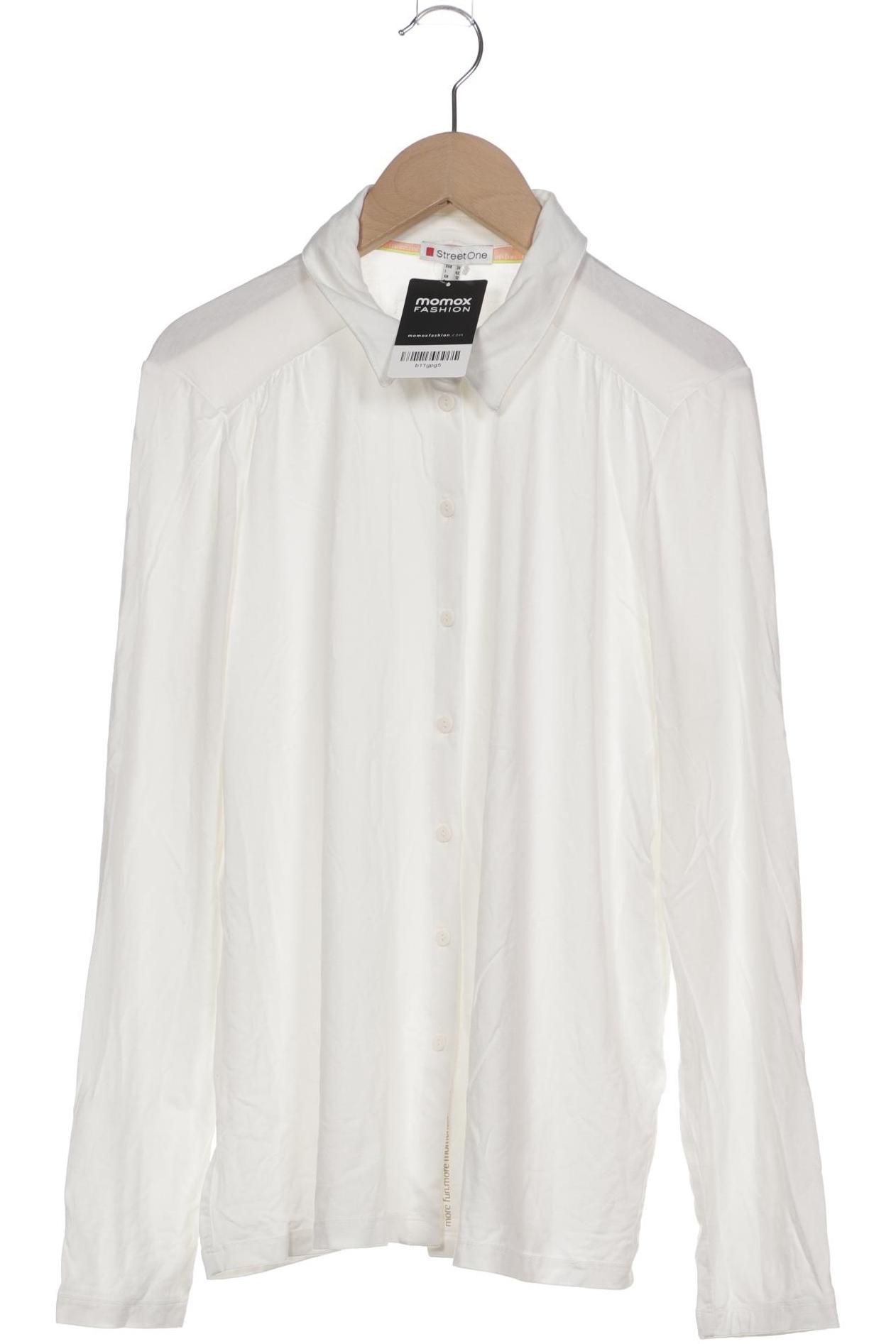 

Street One Damen Langarmshirt, weiß, Gr. 38