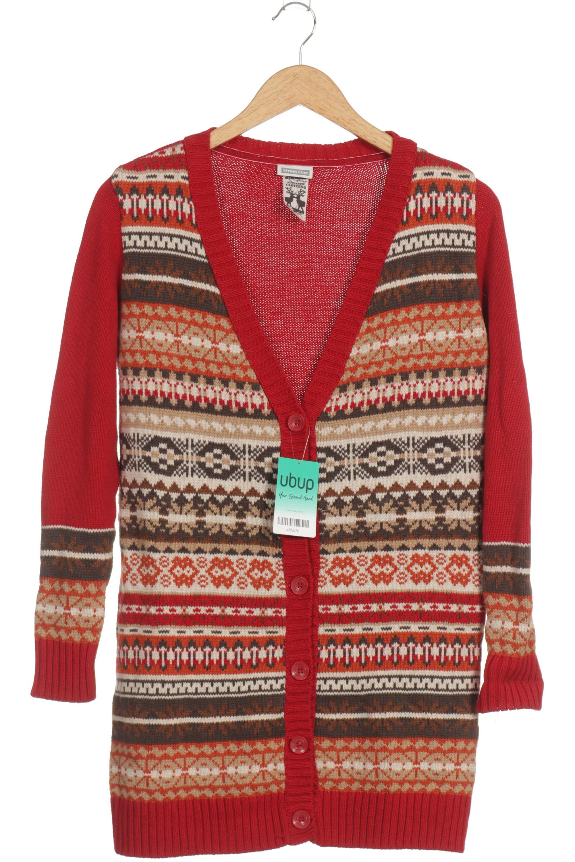

Street One Damen Strickjacke, rot, Gr. 38