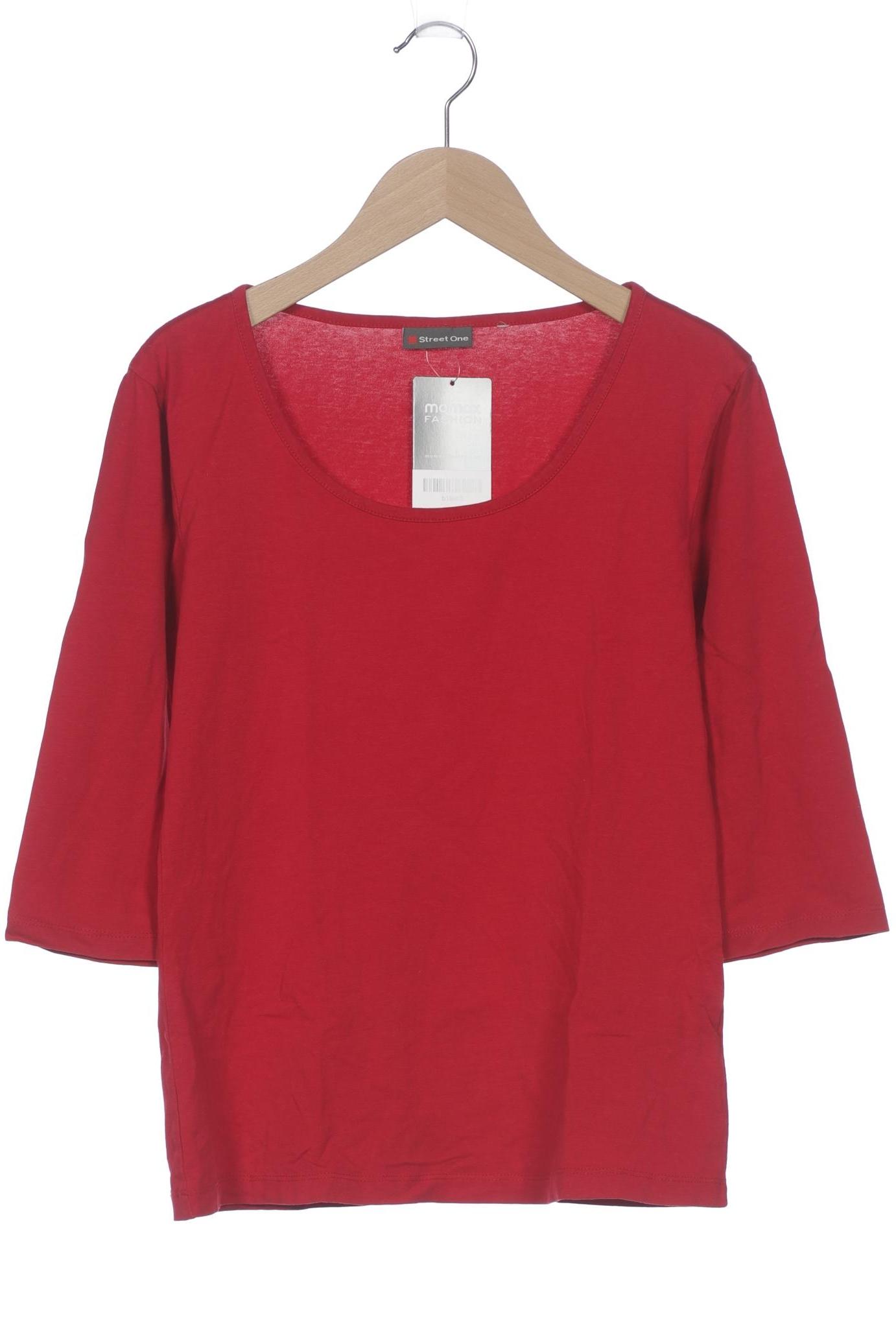 

Street One Damen Langarmshirt, rot, Gr. 38
