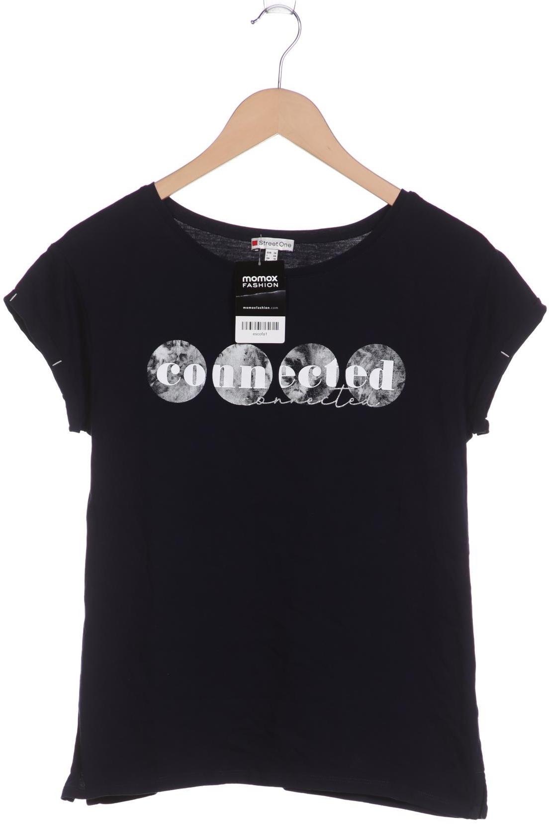 

Street One Damen T-Shirt, marineblau, Gr. 36