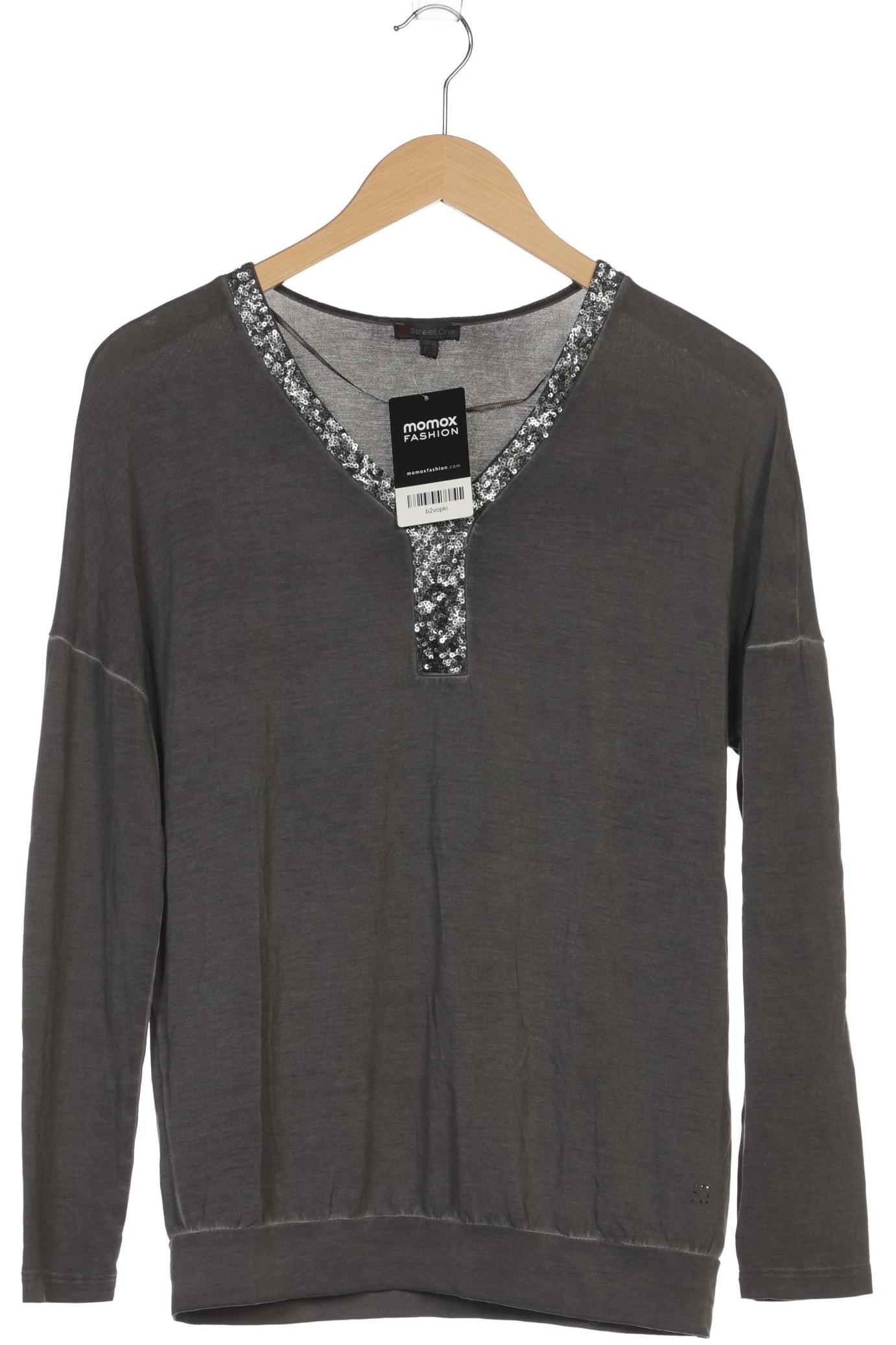 

Street One Damen Langarmshirt, grau, Gr. 38