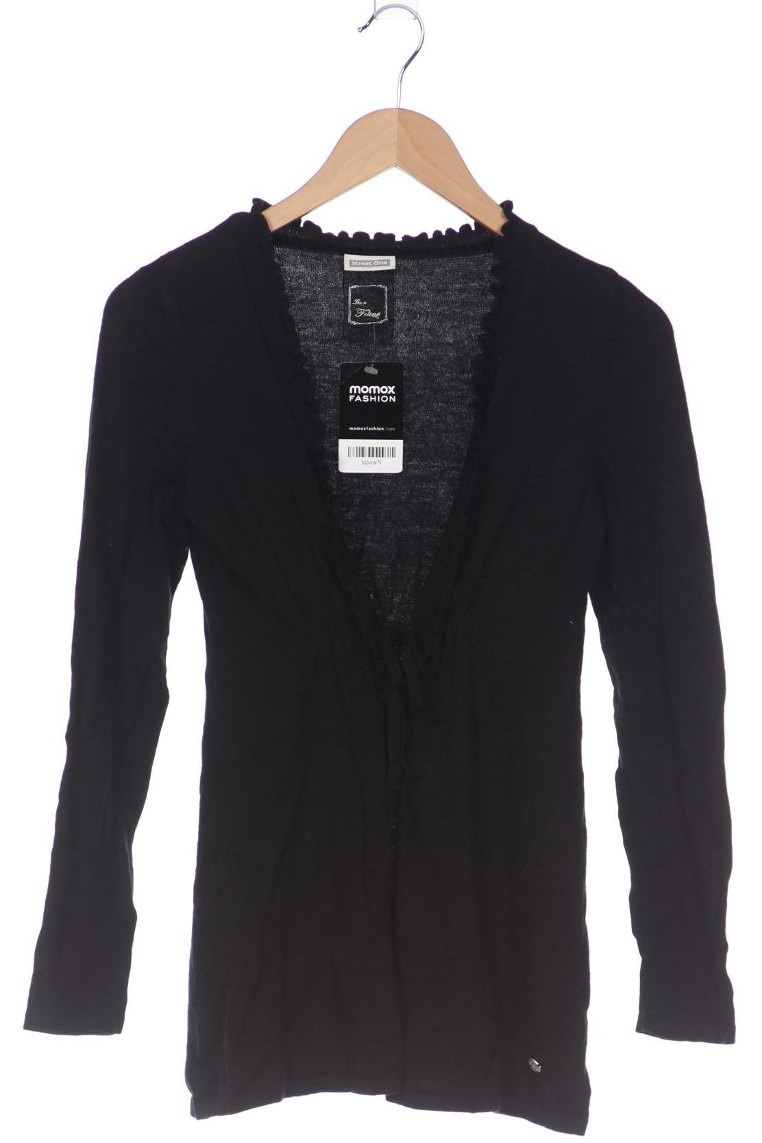 

Street One Damen Strickjacke, schwarz, Gr. 38