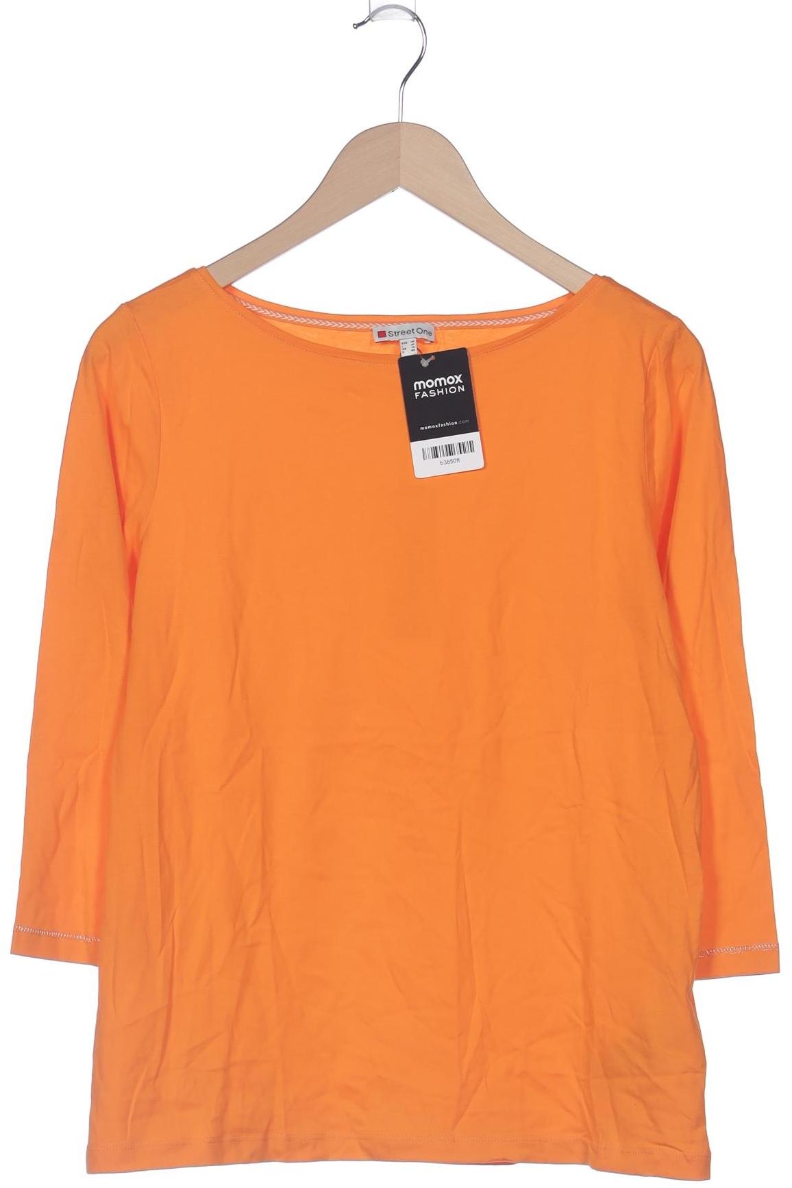 

Street One Damen Langarmshirt, orange, Gr. 38