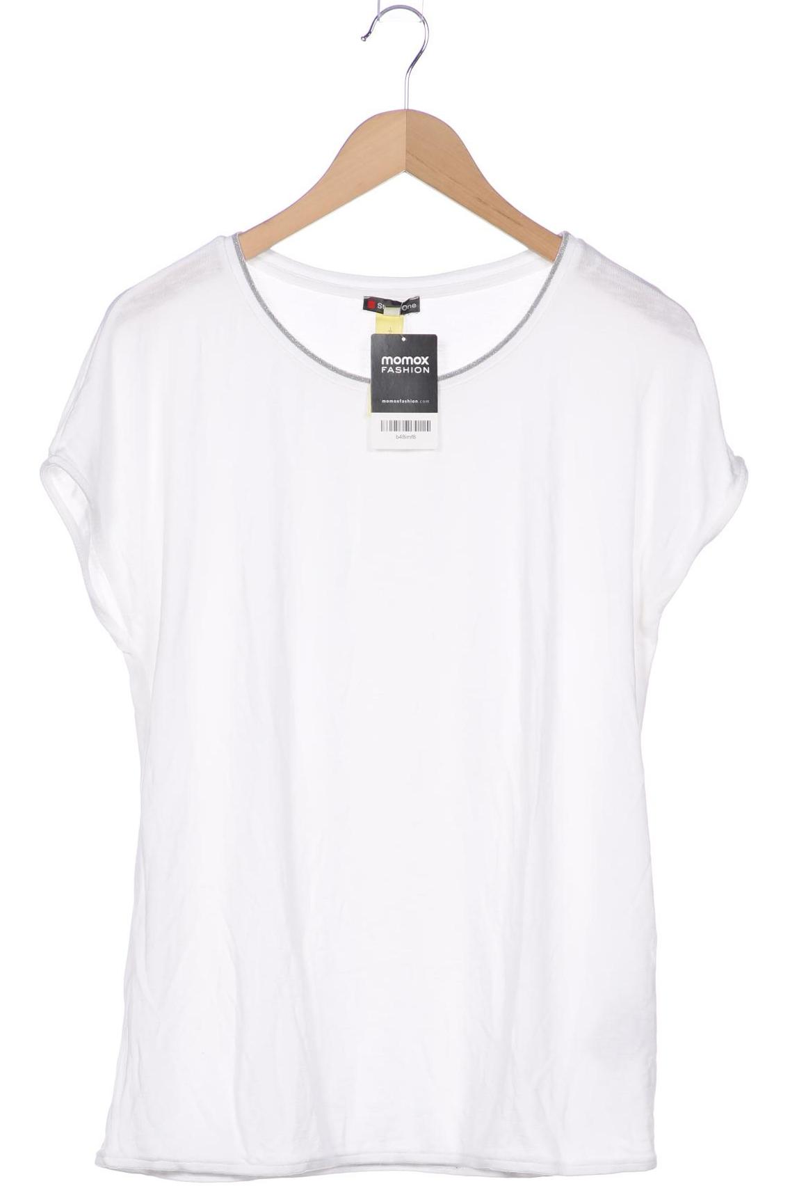 

Street One Damen T-Shirt, weiß, Gr. 42