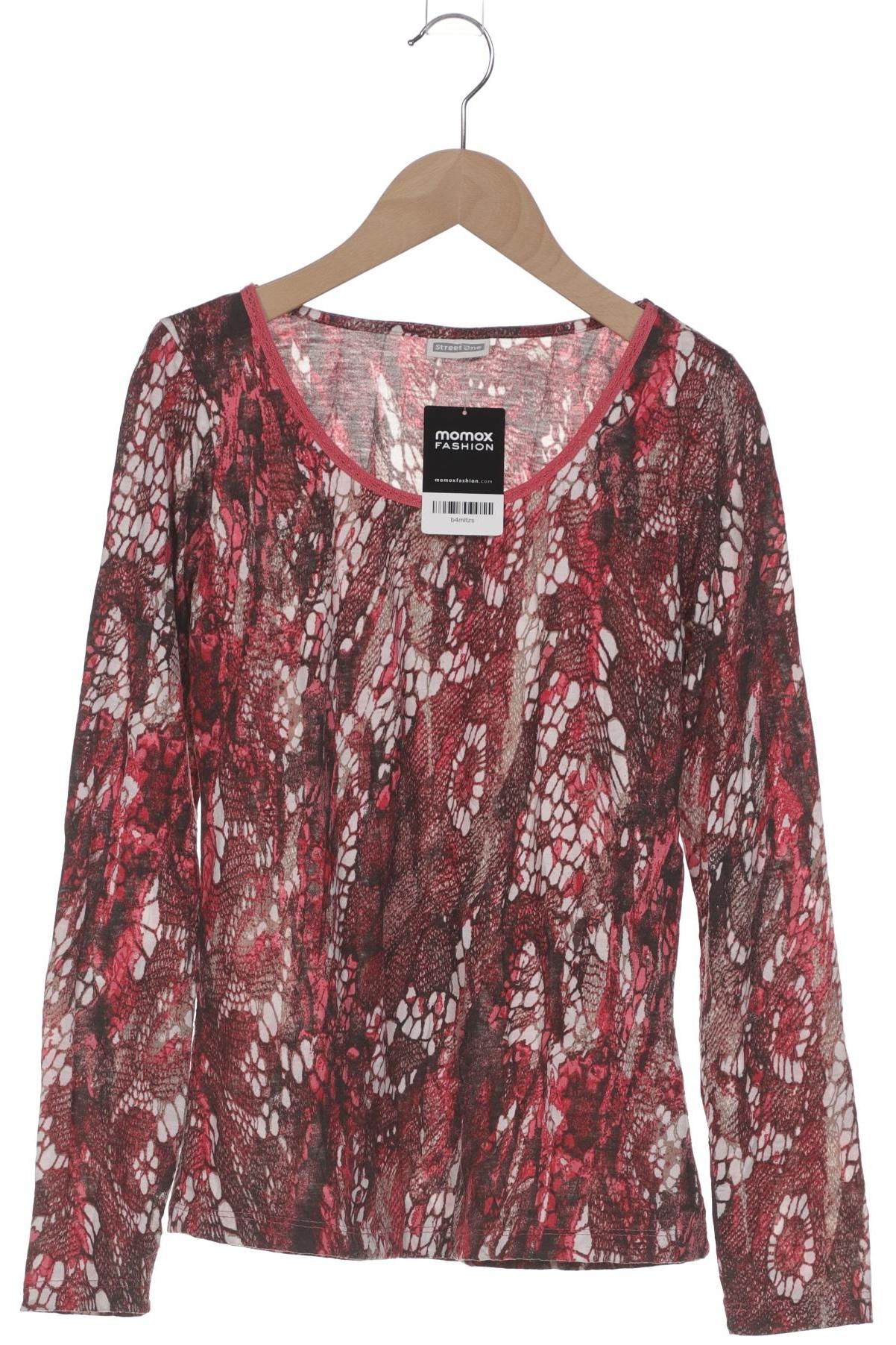 

Street One Damen Langarmshirt, bordeaux, Gr. 36