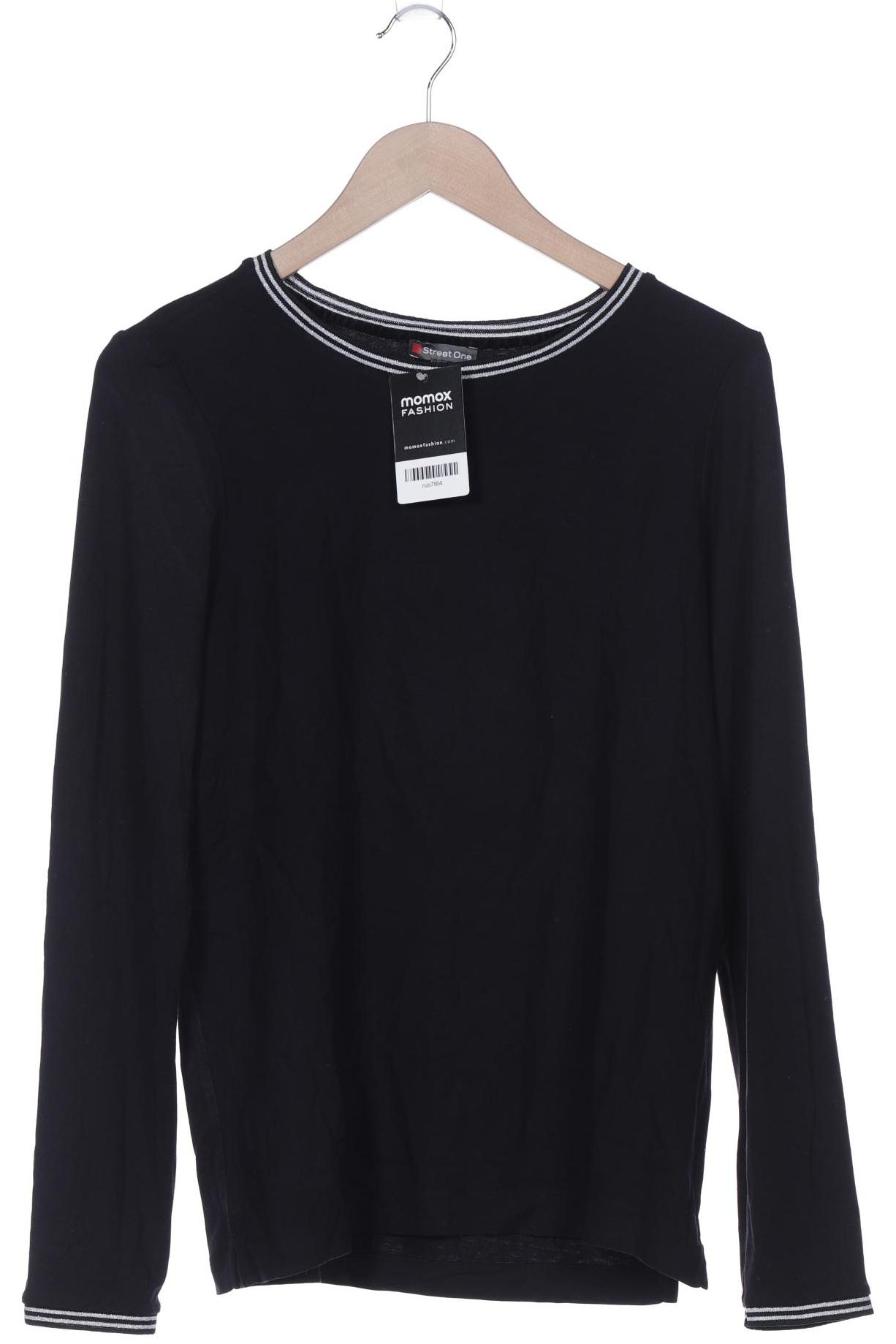 

Street One Damen Langarmshirt, schwarz, Gr. 40