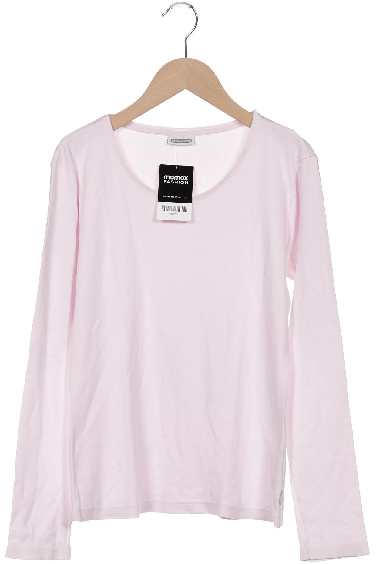 

Street One Damen Langarmshirt, pink, Gr. 42