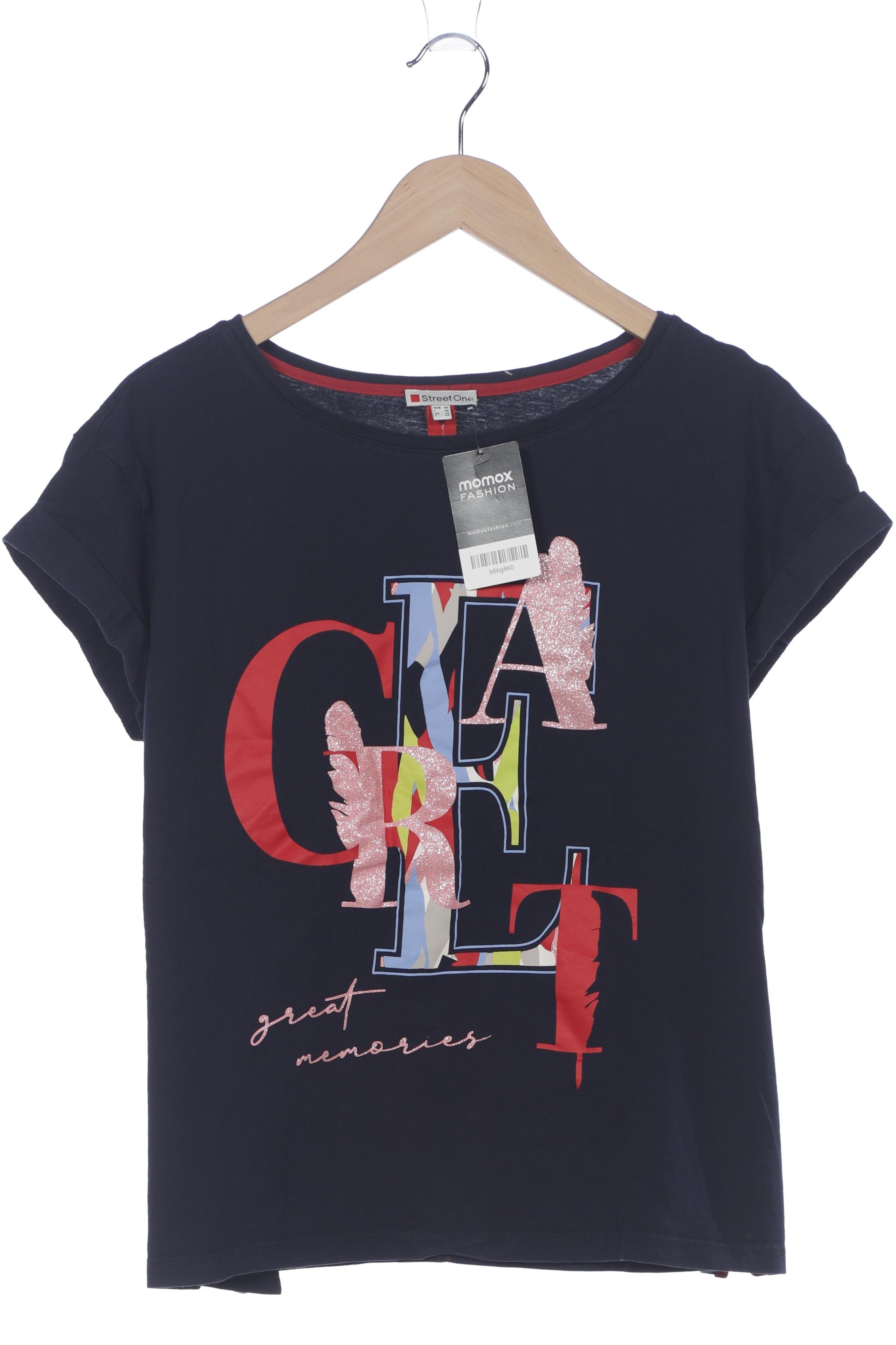 

Street One Damen T-Shirt, marineblau, Gr. 42