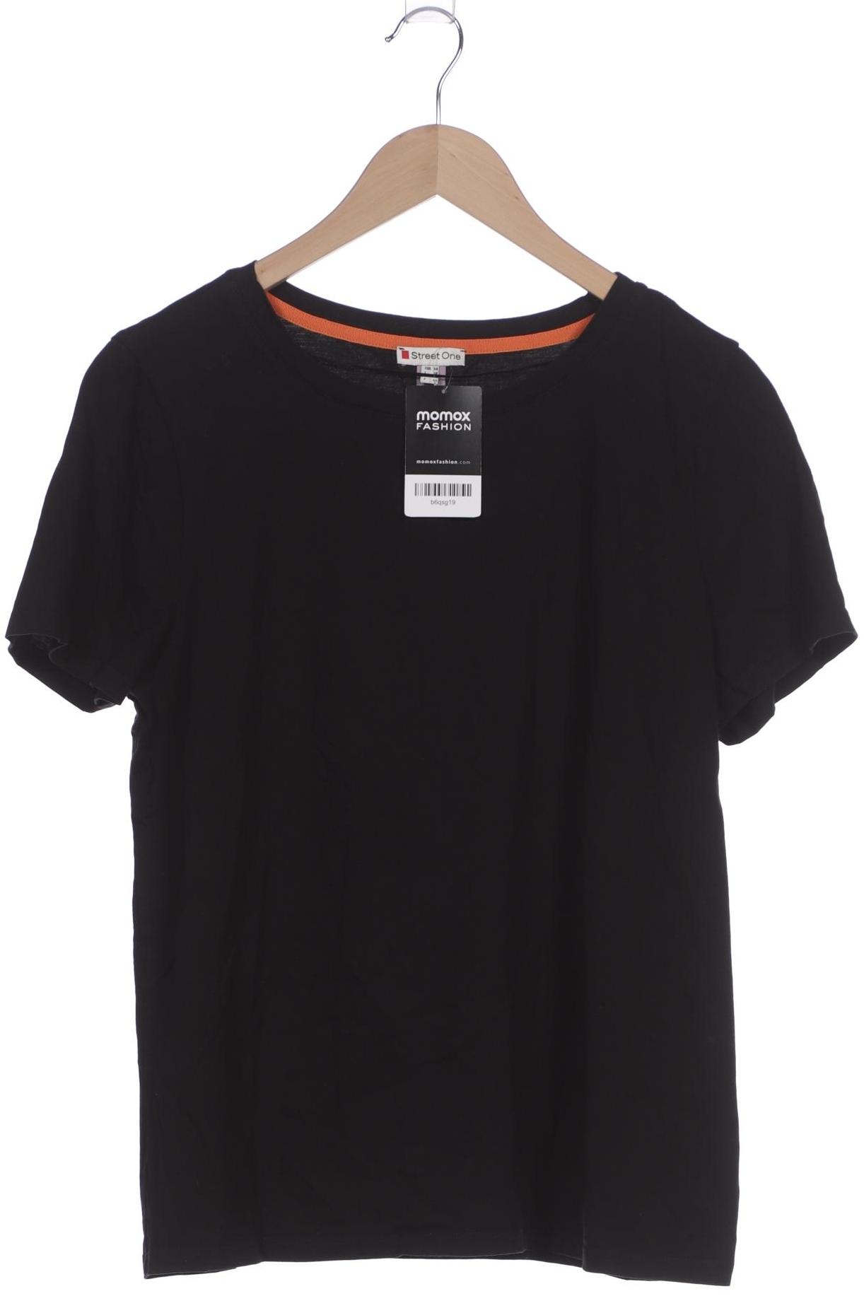 

Street One Damen T-Shirt, schwarz, Gr. 44