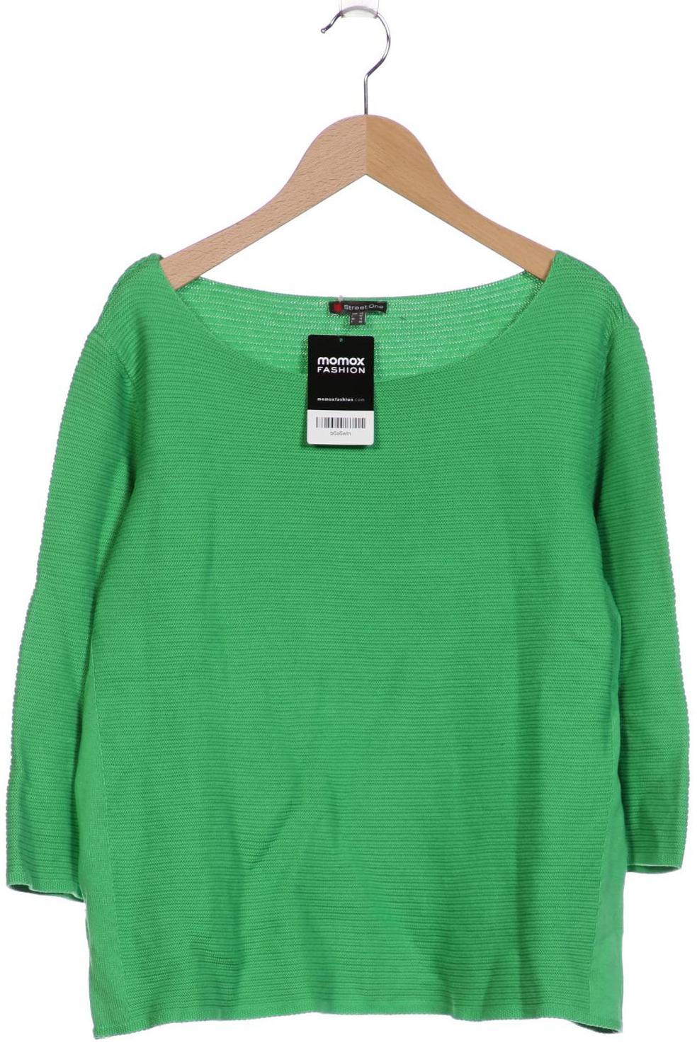 

Street One Damen Pullover, grün, Gr. 38