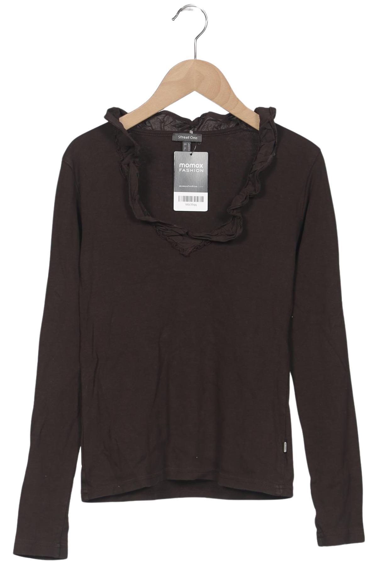 

Street One Damen Langarmshirt, braun, Gr. 36