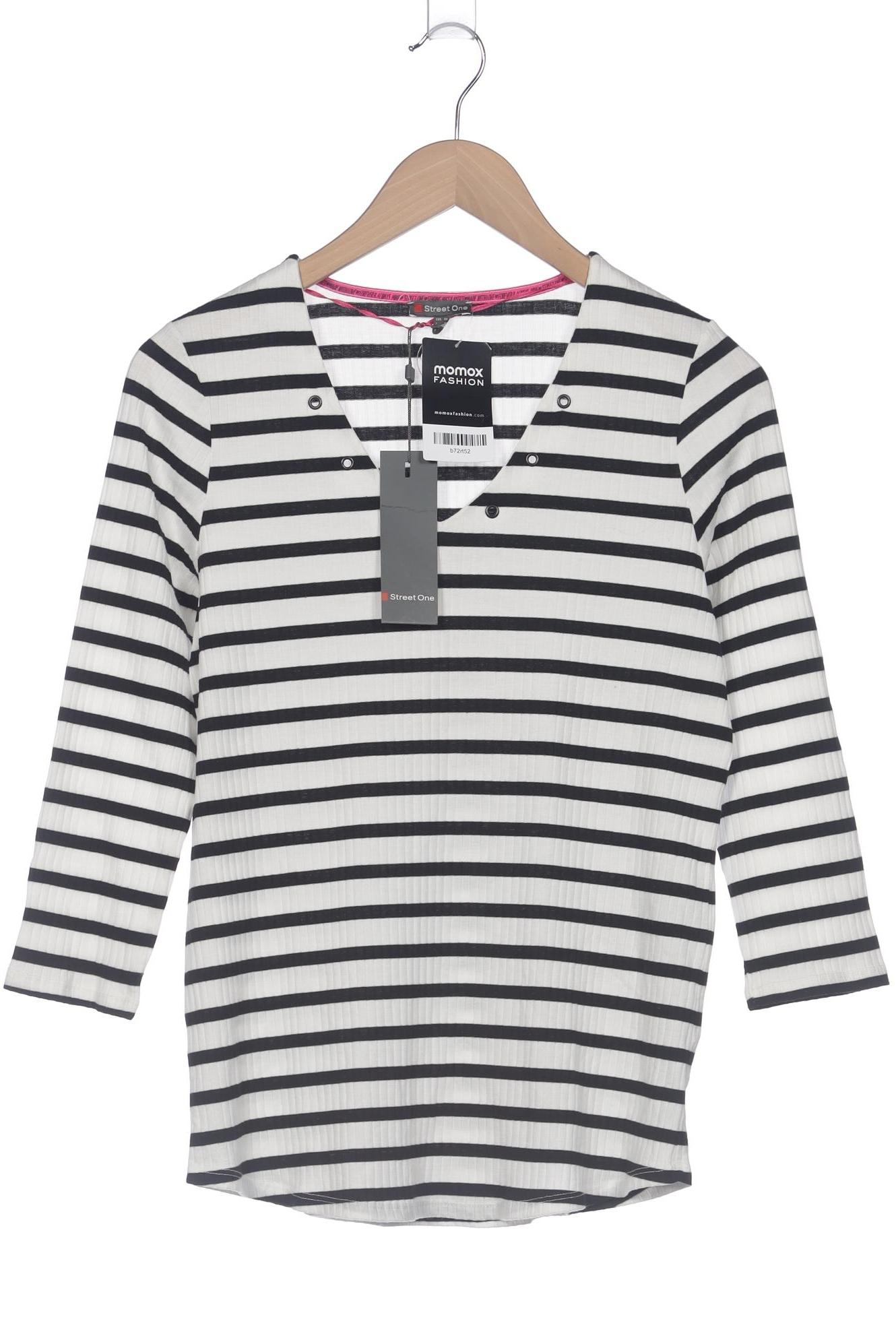 

Street One Damen Langarmshirt, weiß, Gr. 40