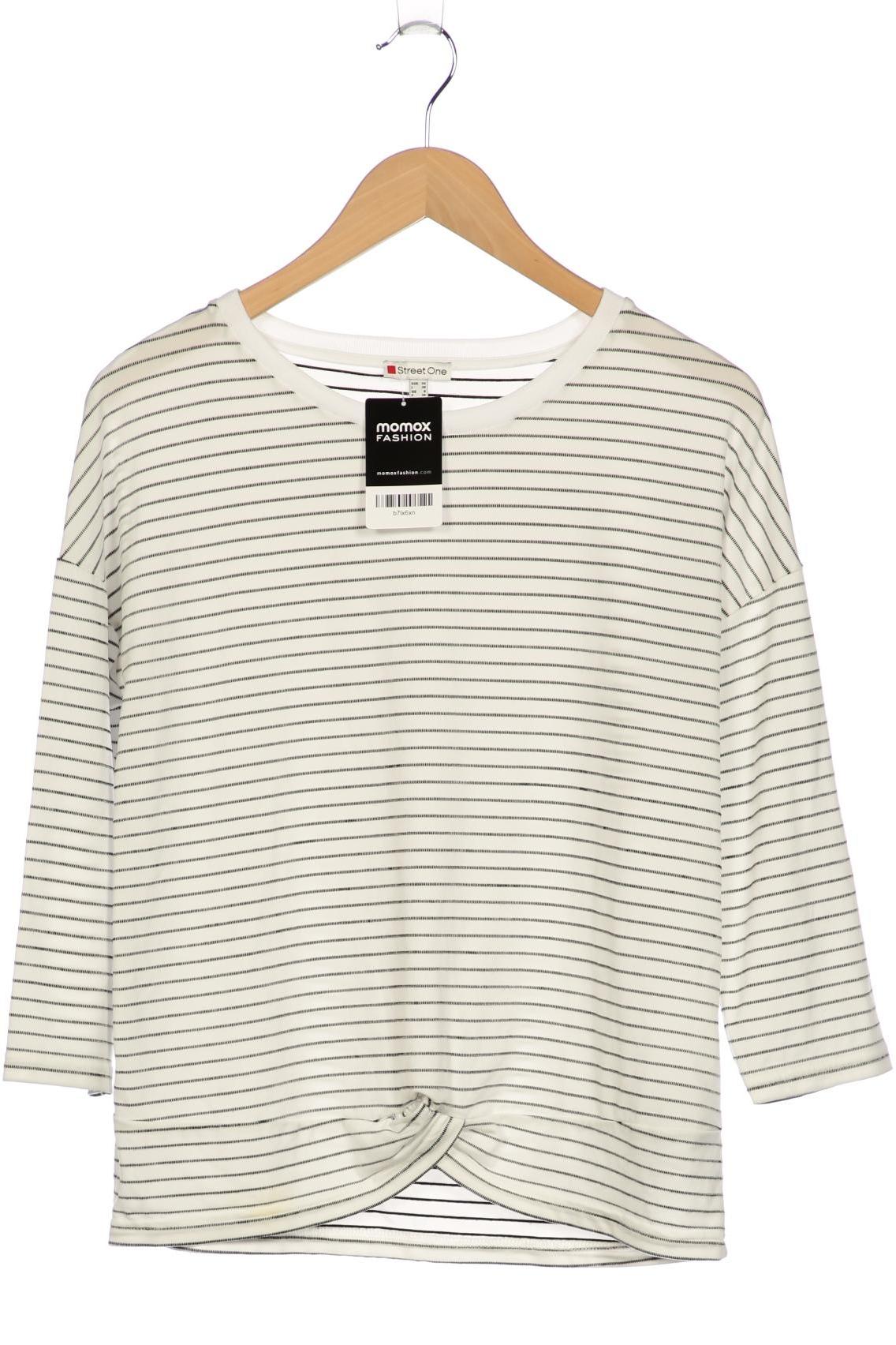 

Street One Damen Langarmshirt, weiß, Gr. 34