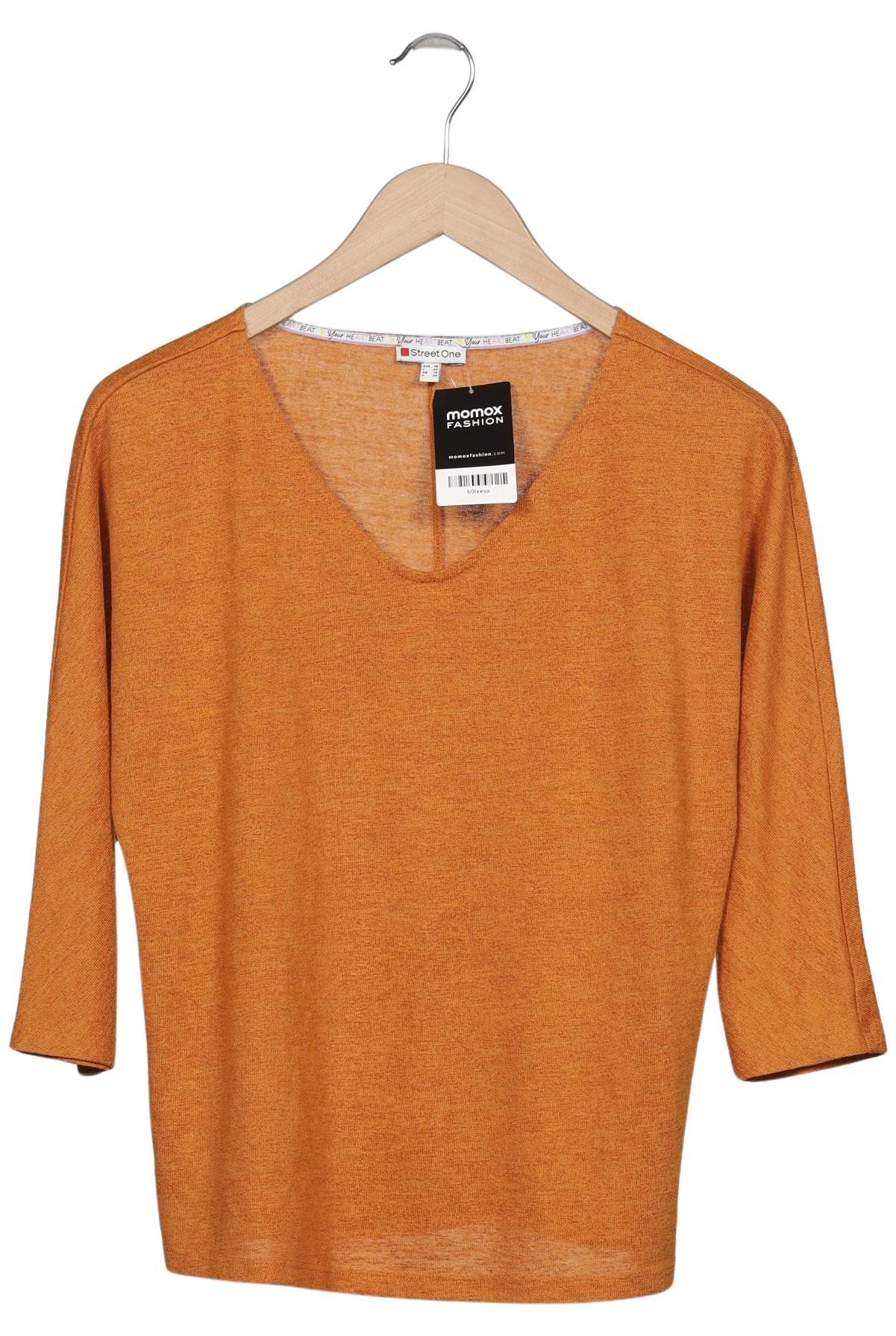

Street One Damen Pullover, orange, Gr. 36