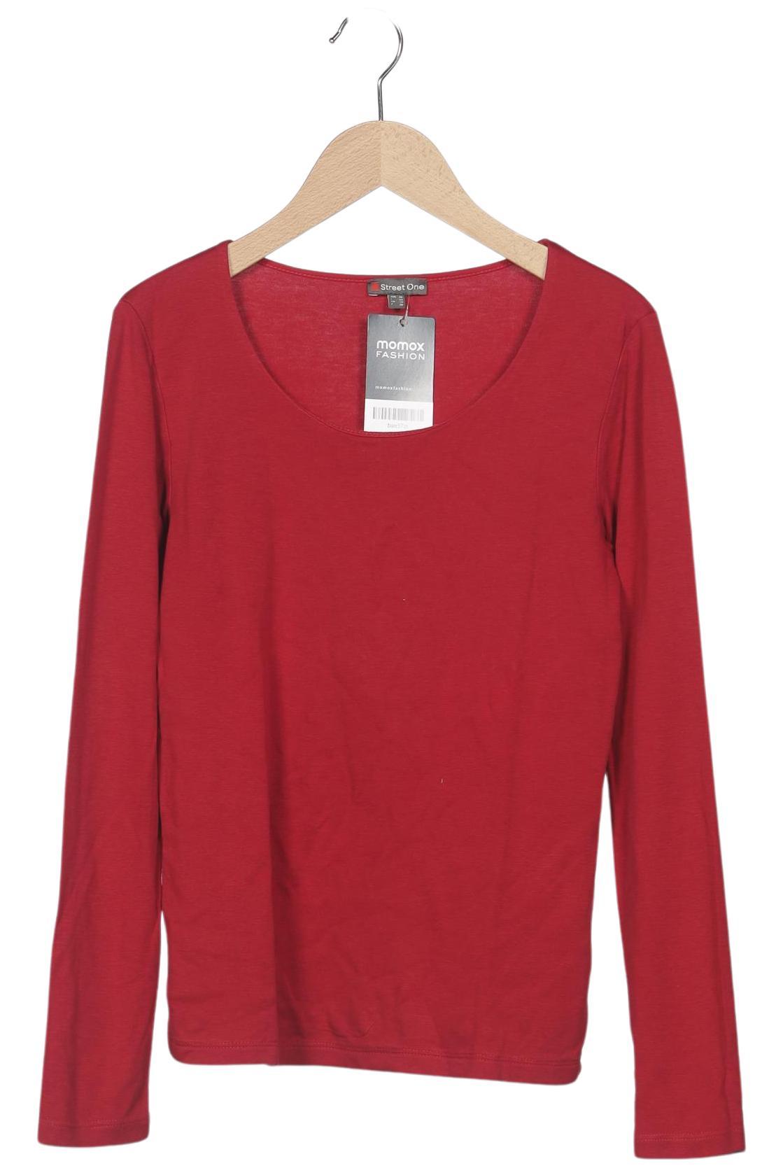 

Street One Damen Langarmshirt, rot, Gr. 36