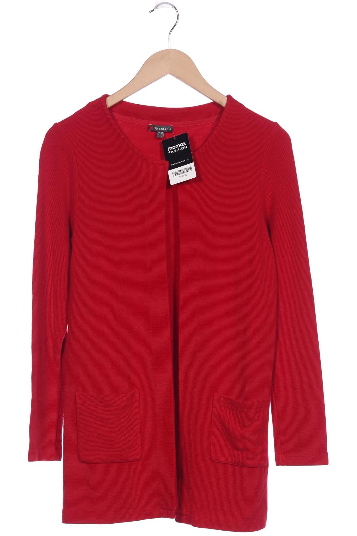 

Street One Damen Strickjacke, rot, Gr. 36