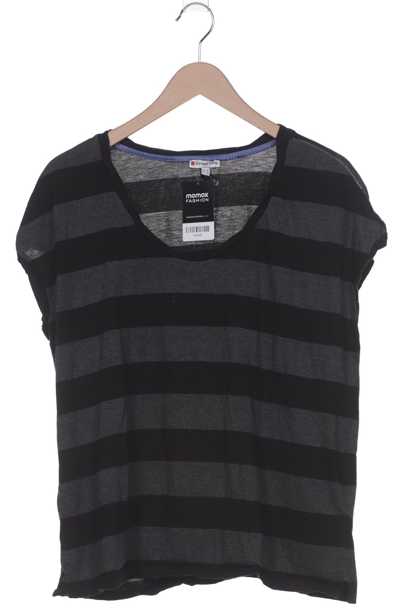 

Street One Damen T-Shirt, schwarz, Gr. 44