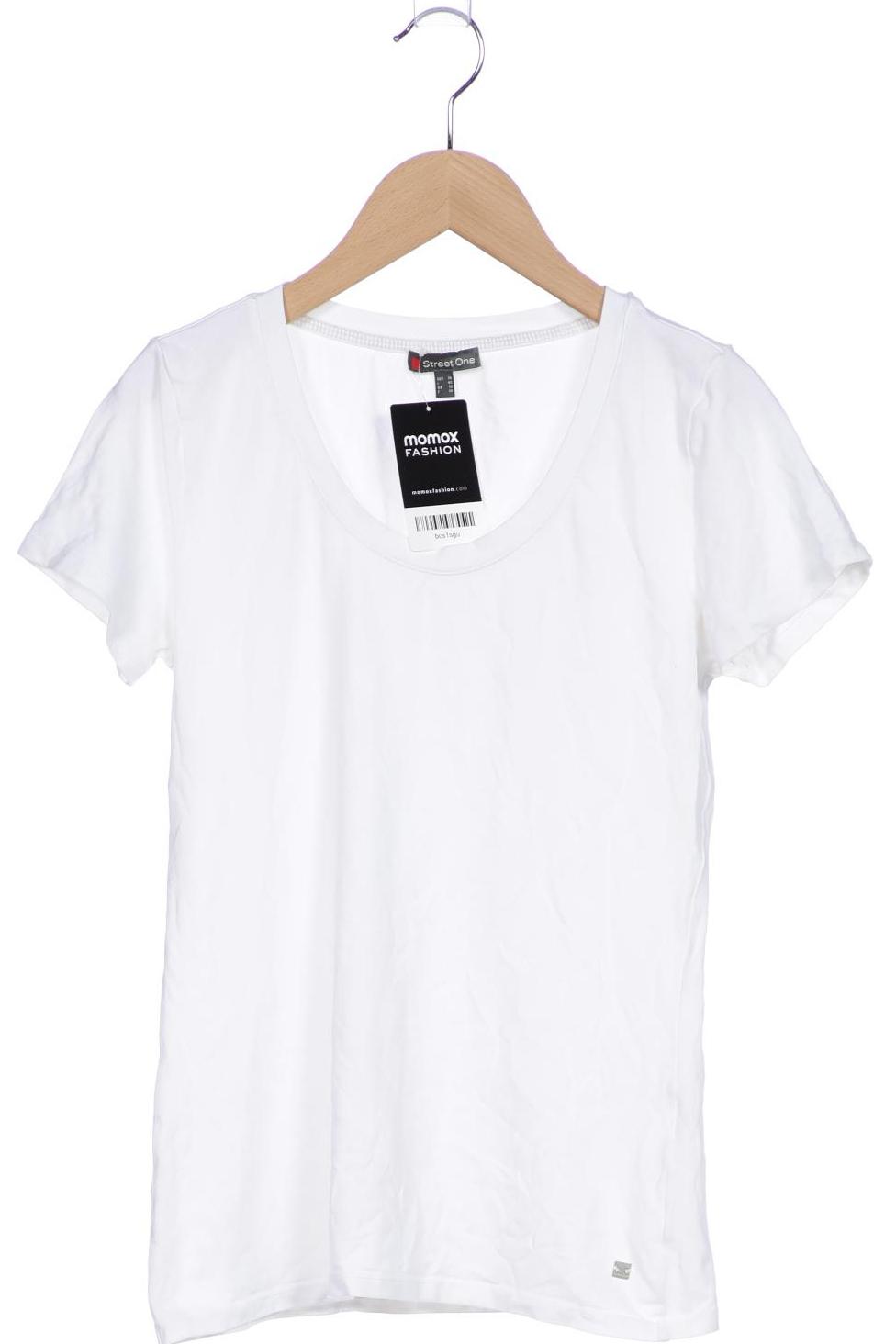 

Street One Damen T-Shirt, weiß, Gr. 36