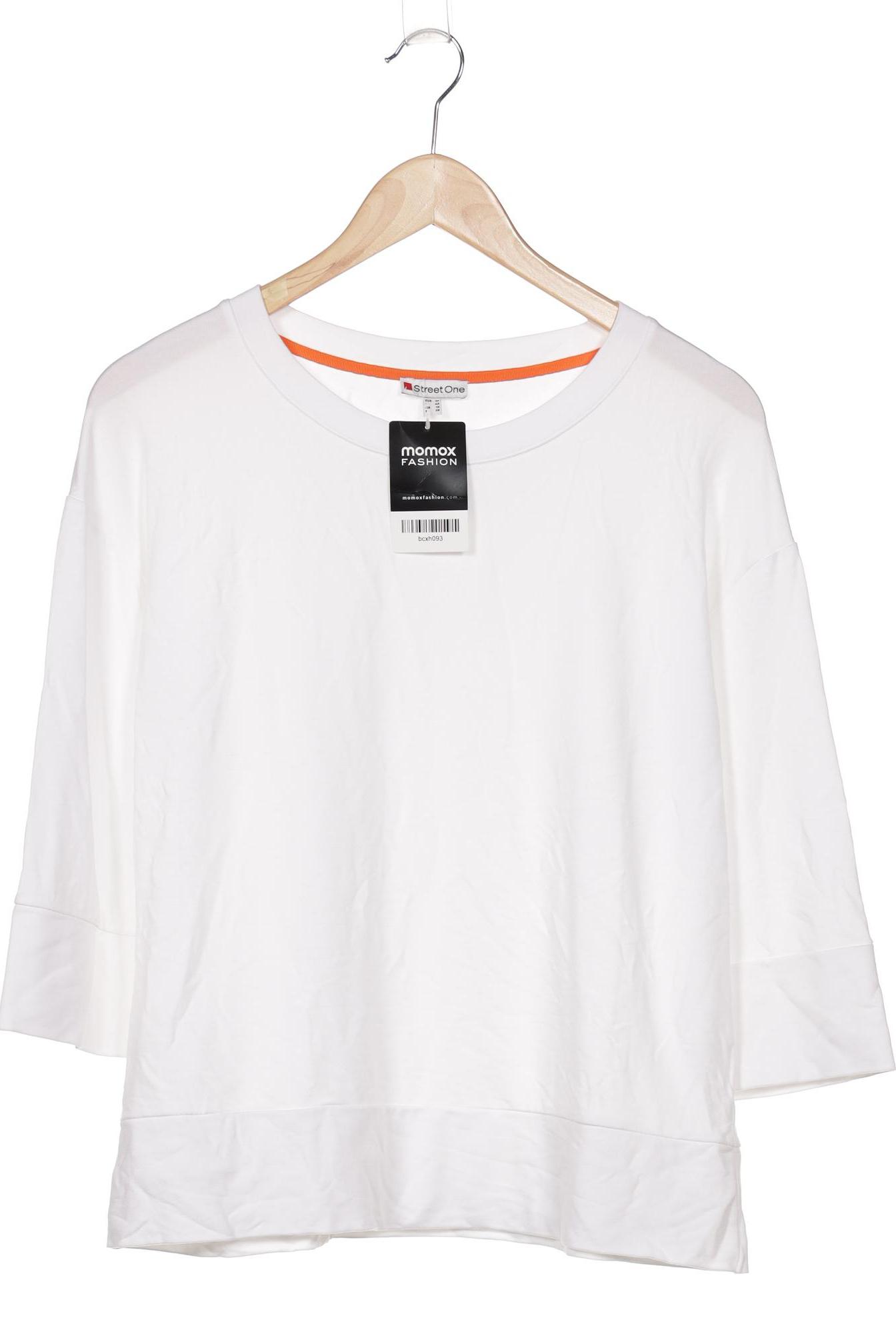 

Street One Damen Langarmshirt, weiß, Gr. 36