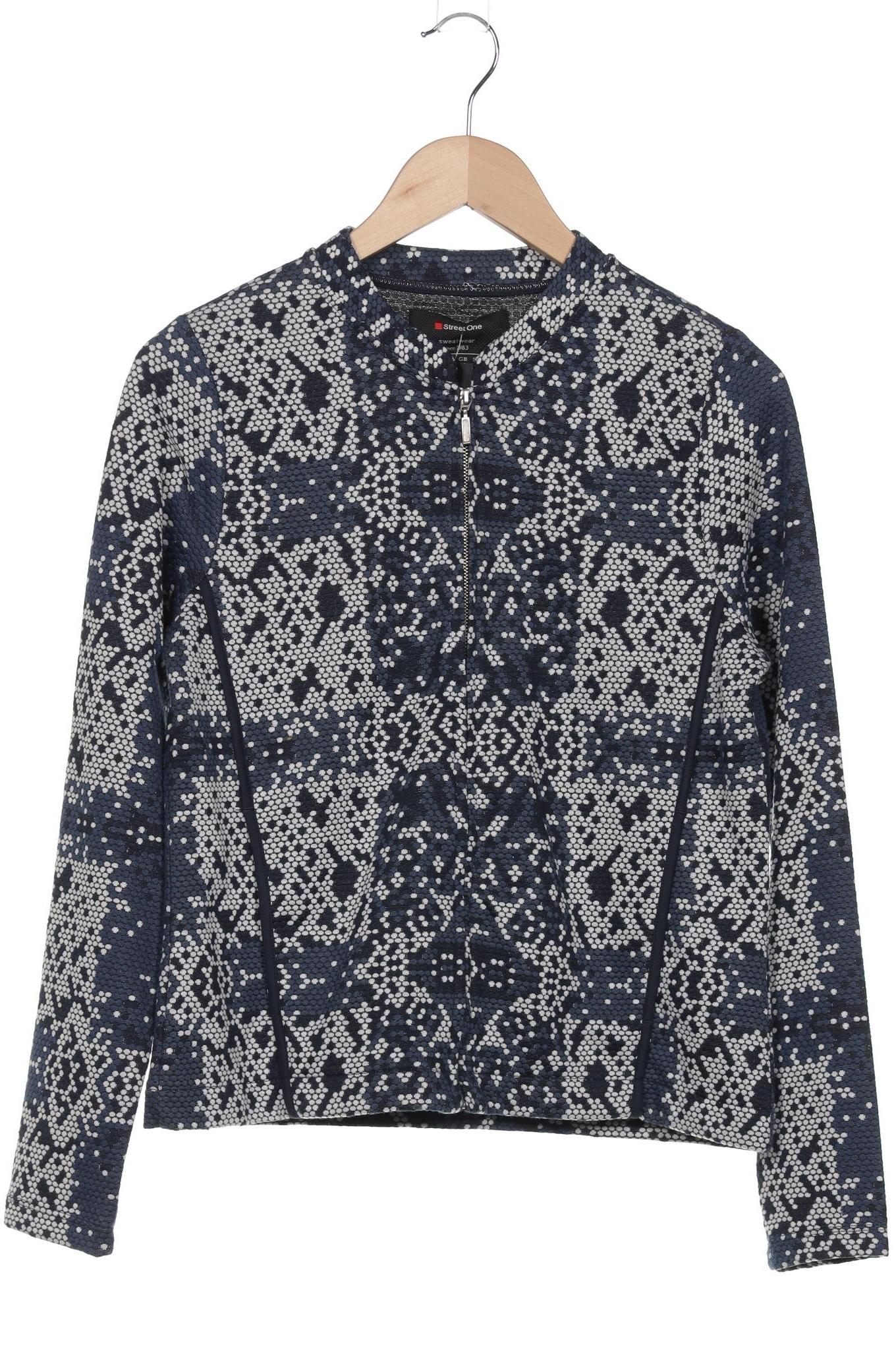 

Street One Damen Strickjacke, blau, Gr. 38