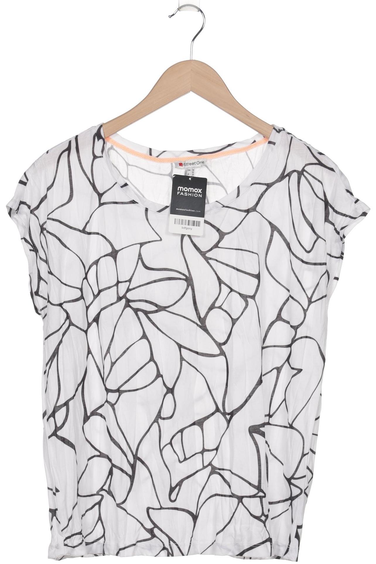 

Street One Damen T-Shirt, weiß, Gr. 38
