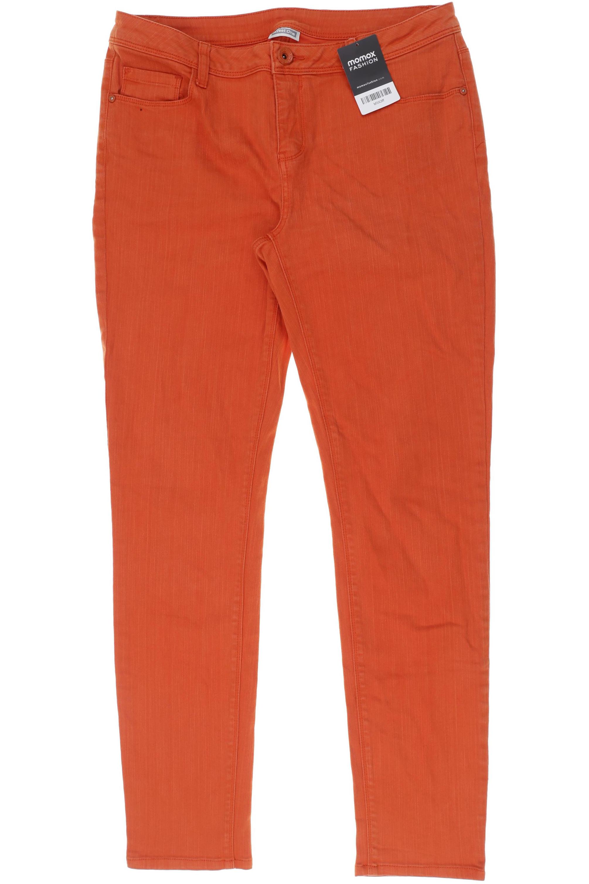 

Street One Damen Jeans, orange, Gr. 32